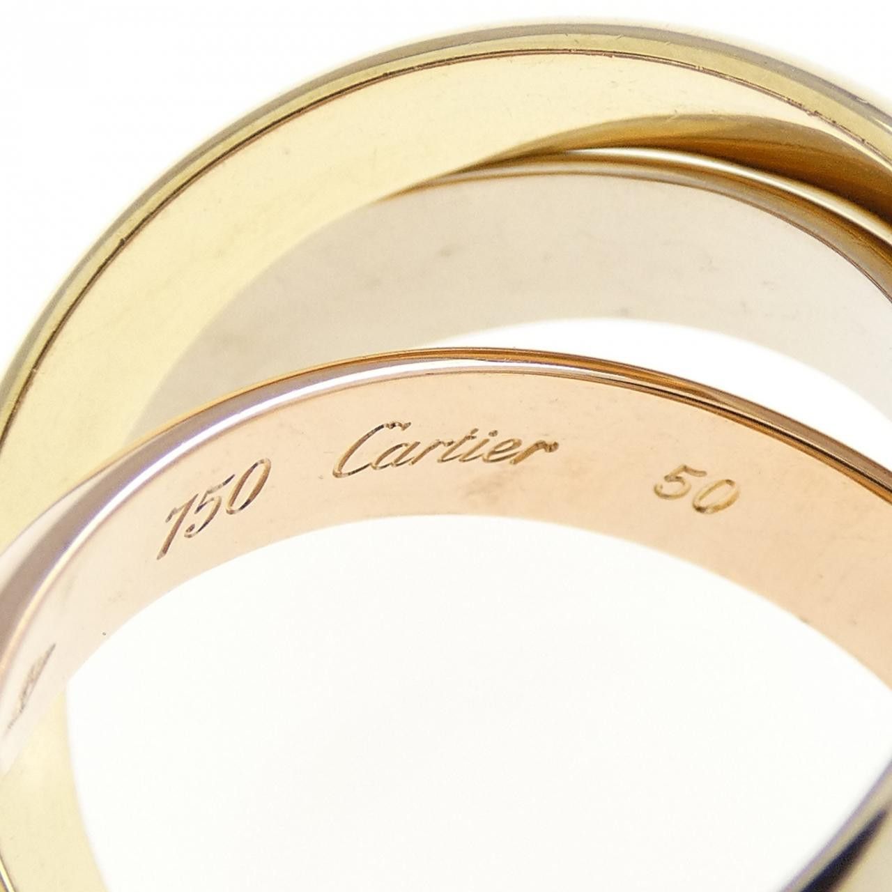 Cartier Cartier Cartier Trinity Au750 Ring Size 10 Metal Ring DUTY FREE for USA Size ONE SIZE - 4 Thumbnail