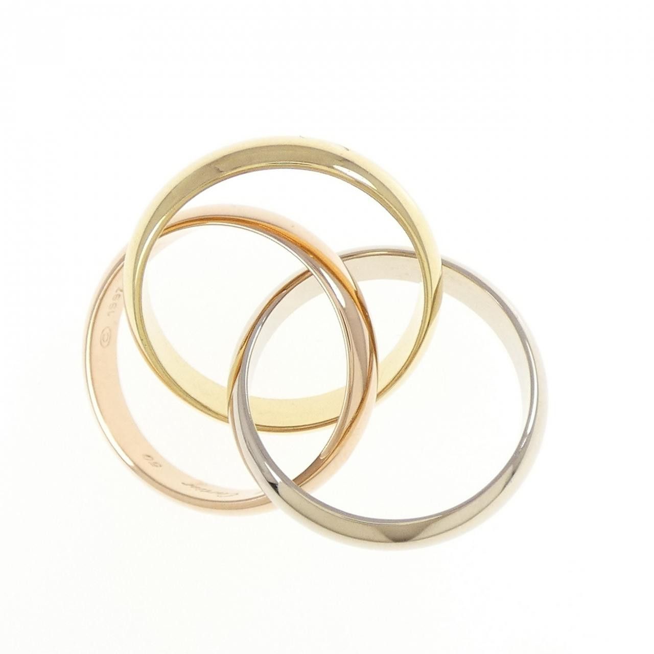 Cartier Cartier Cartier Trinity Au750 Ring Size 10 Metal Ring DUTY FREE for USA Size ONE SIZE - 3 Thumbnail