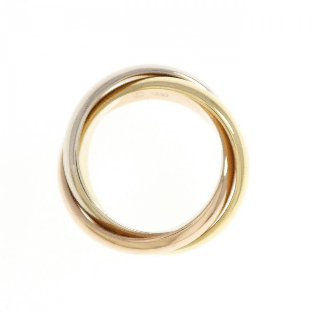Cartier Cartier Cartier Trinity Au750 Ring Size 10 Metal Ring DUTY FREE for USA Size ONE SIZE - 2 Thumbnail