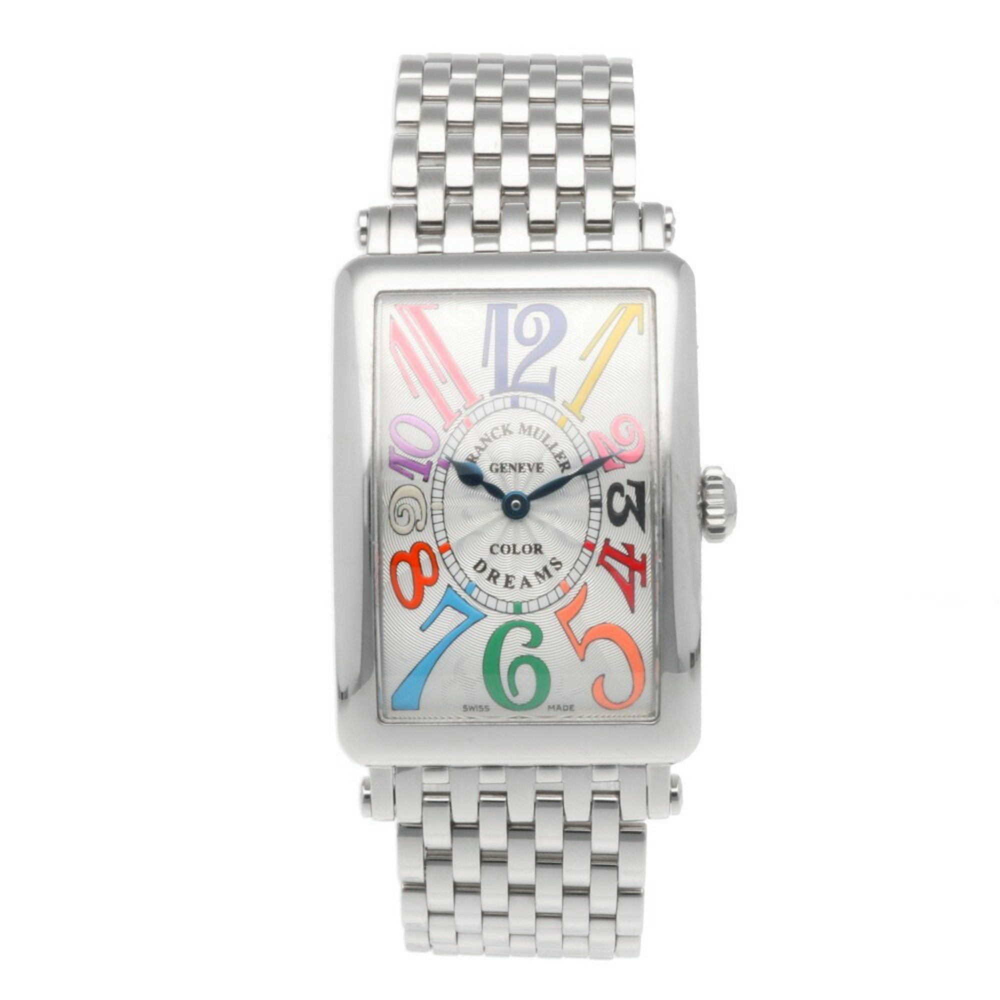 Franck Muller Franck Muller Long Island Color Dream Watch, Stainless Steel 952 Quartz Movement, Overhauled and Polished, Women's, FRANCK MULLER Size ONE SIZE - 8 Thumbnail