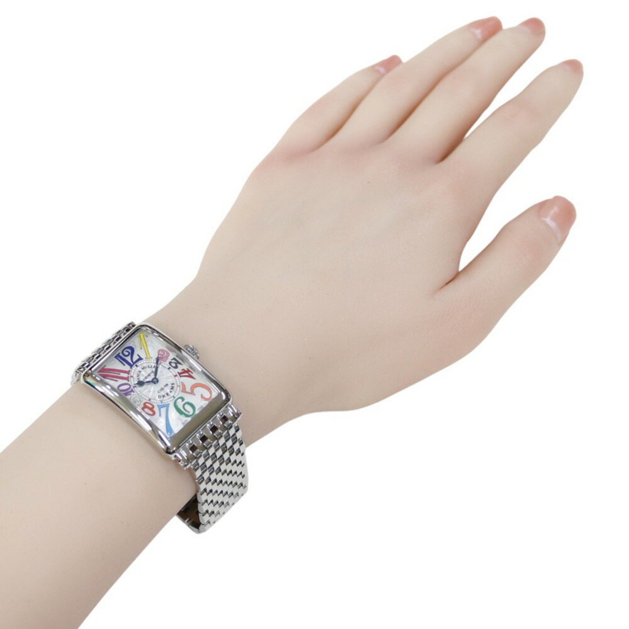Franck Muller Franck Muller Long Island Color Dream Watch, Stainless Steel 952 Quartz Movement, Overhauled and Polished, Women's, FRANCK MULLER Size ONE SIZE - 2 Thumbnail