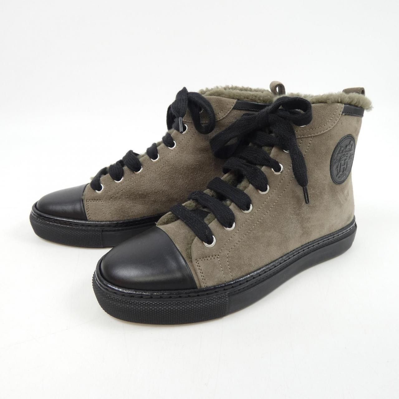 Hermes Hermes Hermes Shearling Sneakers Natural Material Shoes DUTY FREE for USA Size ONE SIZE - 3 Thumbnail