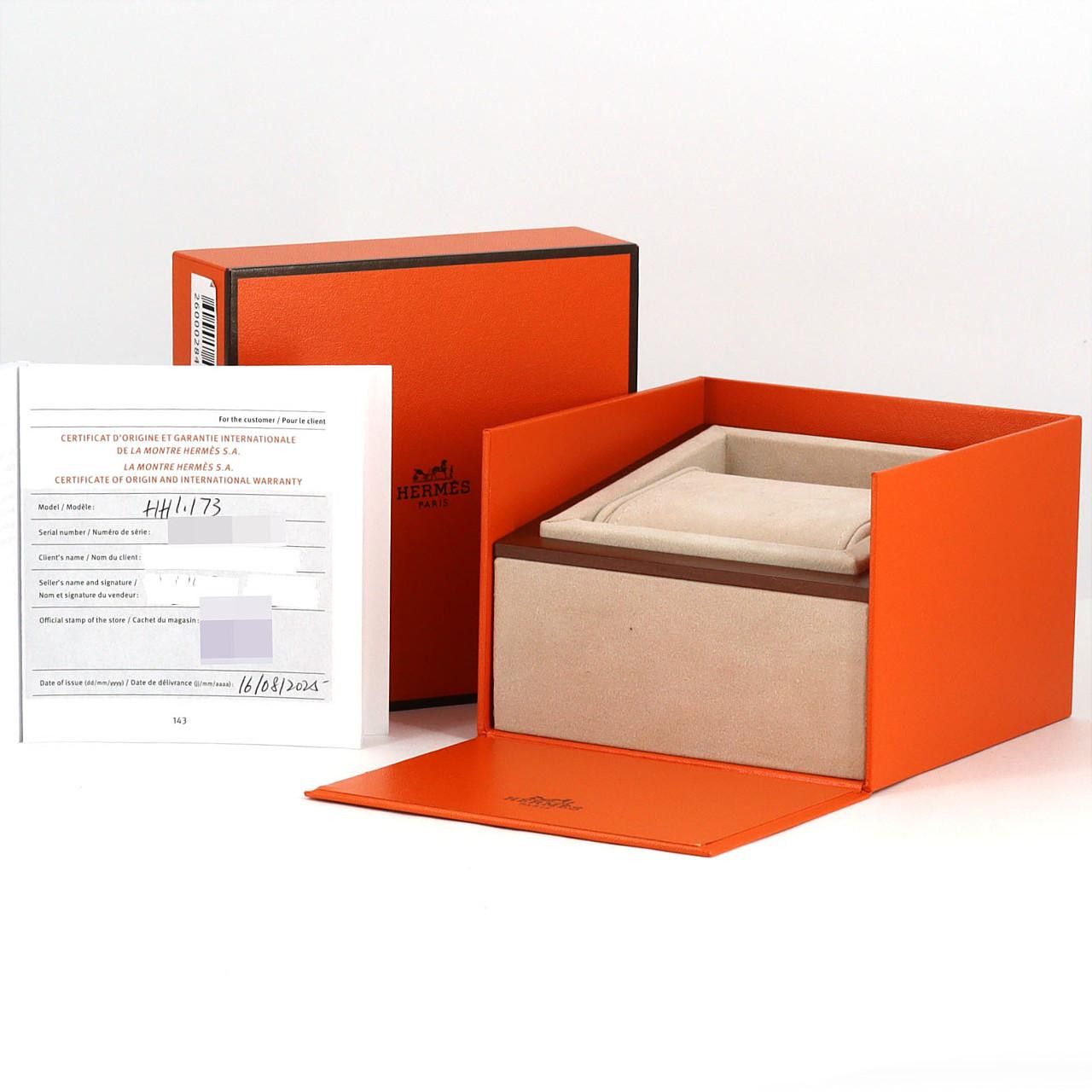 Hermes Hermes Hermes H Watch Pink Gold Watch Crocodile skin Quartz DUTY FREE for USA Size ONE SIZE - 9 Thumbnail