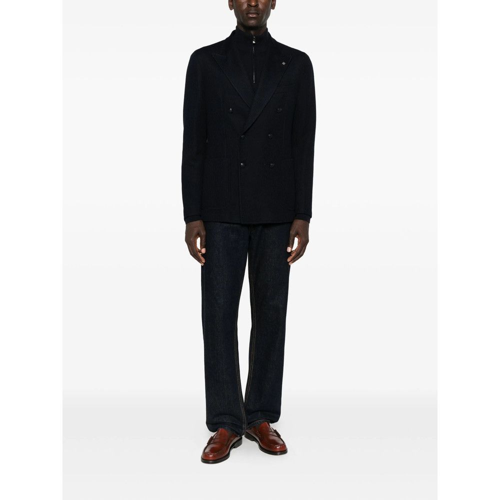 Tagliatore Tagliatore BLUE Jackets - Suit & Dinner Jackets Size US XXL / EU 58 / 5 - 5 Thumbnail