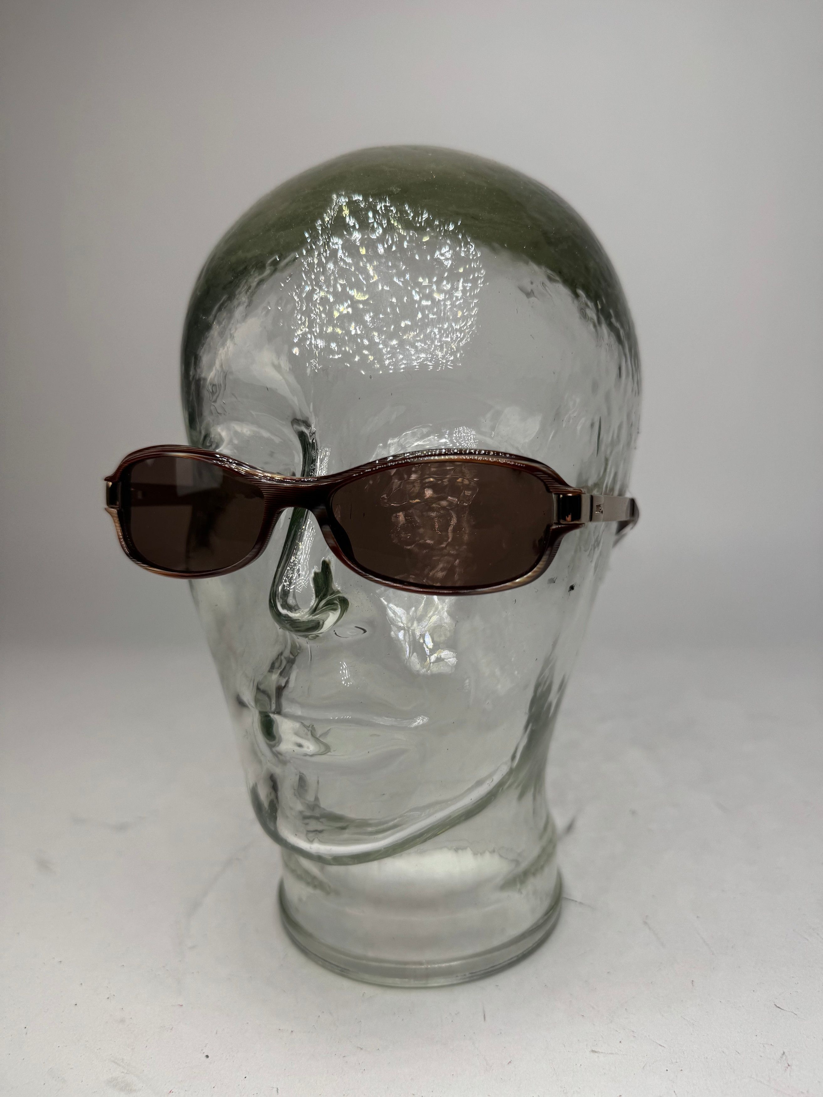 Gucci Vintage Retro Sunglasses Golden Brown Size ONE SIZE - 10 Thumbnail