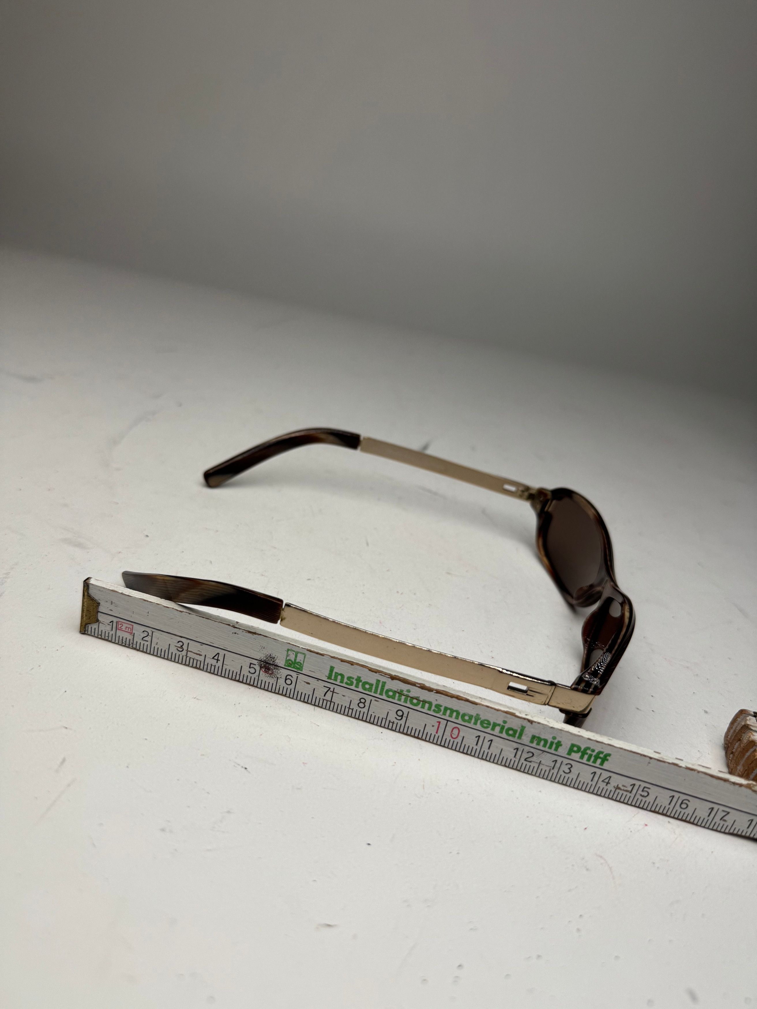 Gucci Vintage Retro Sunglasses Golden Brown Size ONE SIZE - 5 Thumbnail
