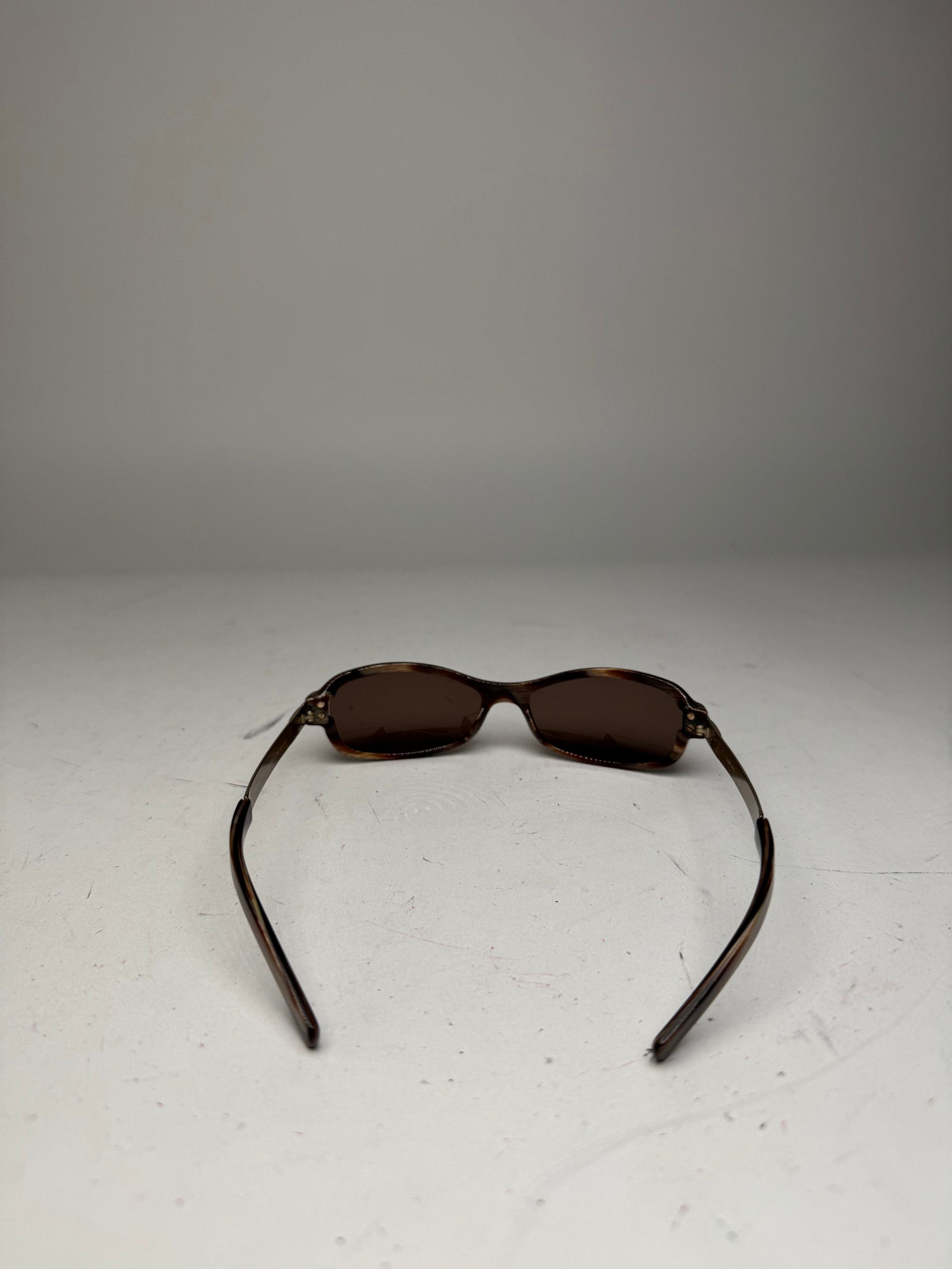 Gucci Vintage Retro Sunglasses Golden Brown Size ONE SIZE - 2 Thumbnail