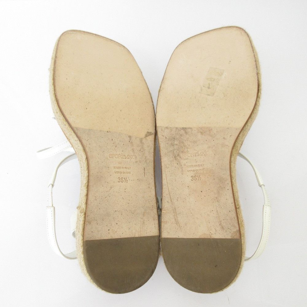 Max Mara MaxMara SPORTMAX Espadrille Sandals Leather Shoes DUTY FREE for USA Size ONE SIZE - 6 Thumbnail