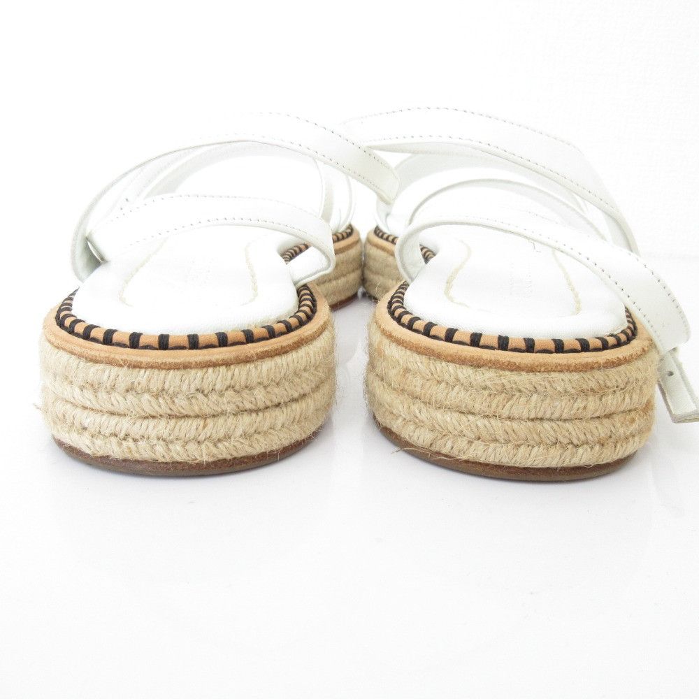 Max Mara MaxMara SPORTMAX Espadrille Sandals Leather Shoes DUTY FREE for USA Size ONE SIZE - 3 Thumbnail