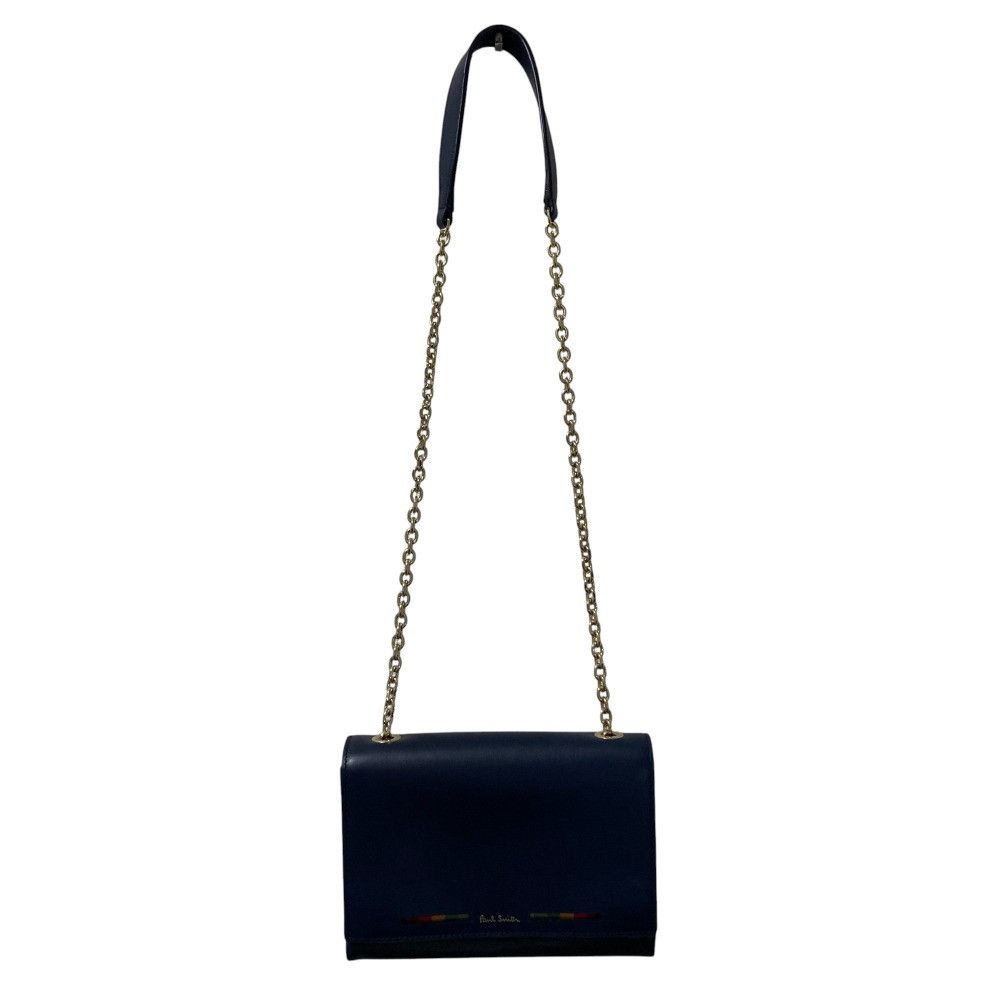 Paul Smith Paul Smith Paul Smith Leather Chain Shoulder Bag Leather Shoulder Bag DUTY FREE for USA Size ONE SIZE - 2 Thumbnail