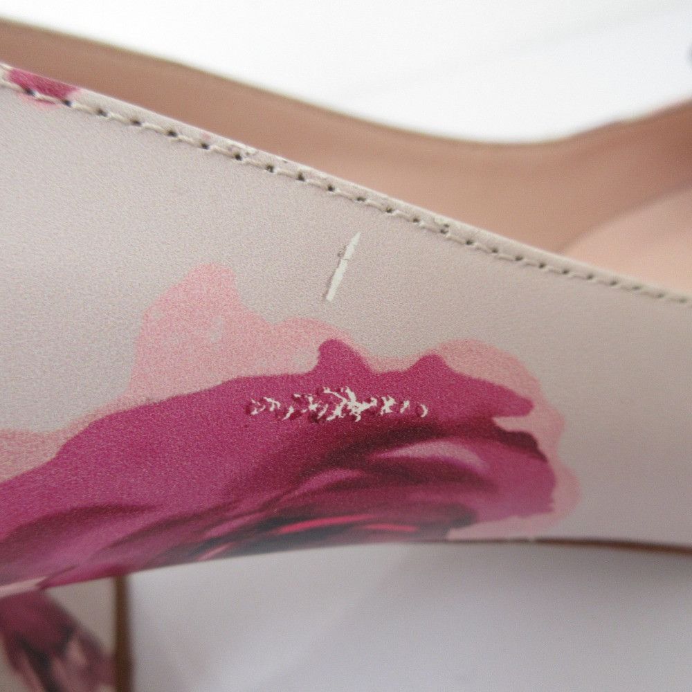 Kate Spade Kate Spade Kate Spade Flower Print Pointed Toe Ribbon Pumps Leather Shoes DUTY FREE for USA Size ONE SIZE - 8 Thumbnail