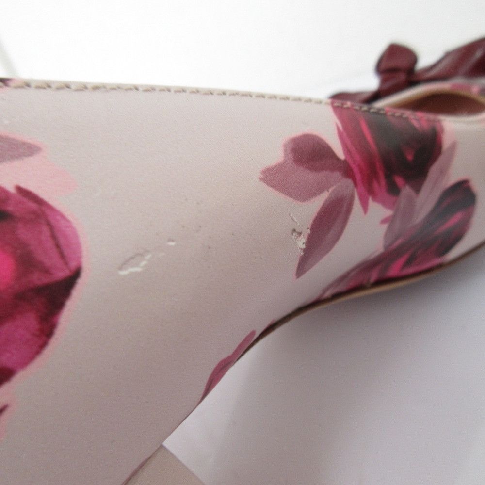 Kate Spade Kate Spade Kate Spade Flower Print Pointed Toe Ribbon Pumps Leather Shoes DUTY FREE for USA Size ONE SIZE - 9 Thumbnail