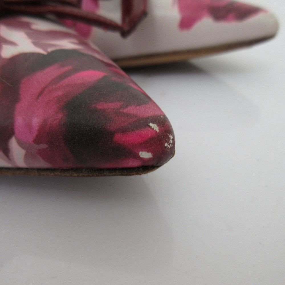 Kate Spade Kate Spade Kate Spade Flower Print Pointed Toe Ribbon Pumps Leather Shoes DUTY FREE for USA Size ONE SIZE - 15 Thumbnail