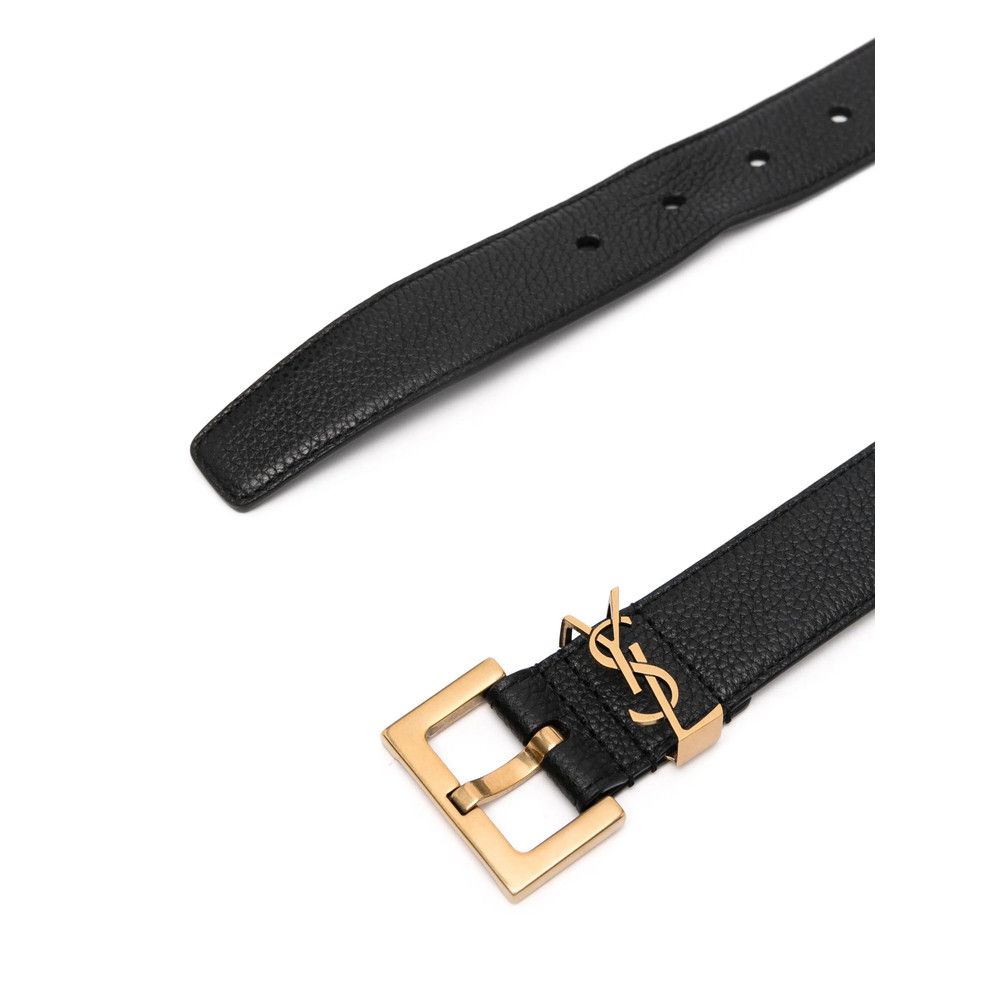 Saint Laurent Paris Saint Laurent BLACK Belts Size ONE SIZE - 2 Thumbnail