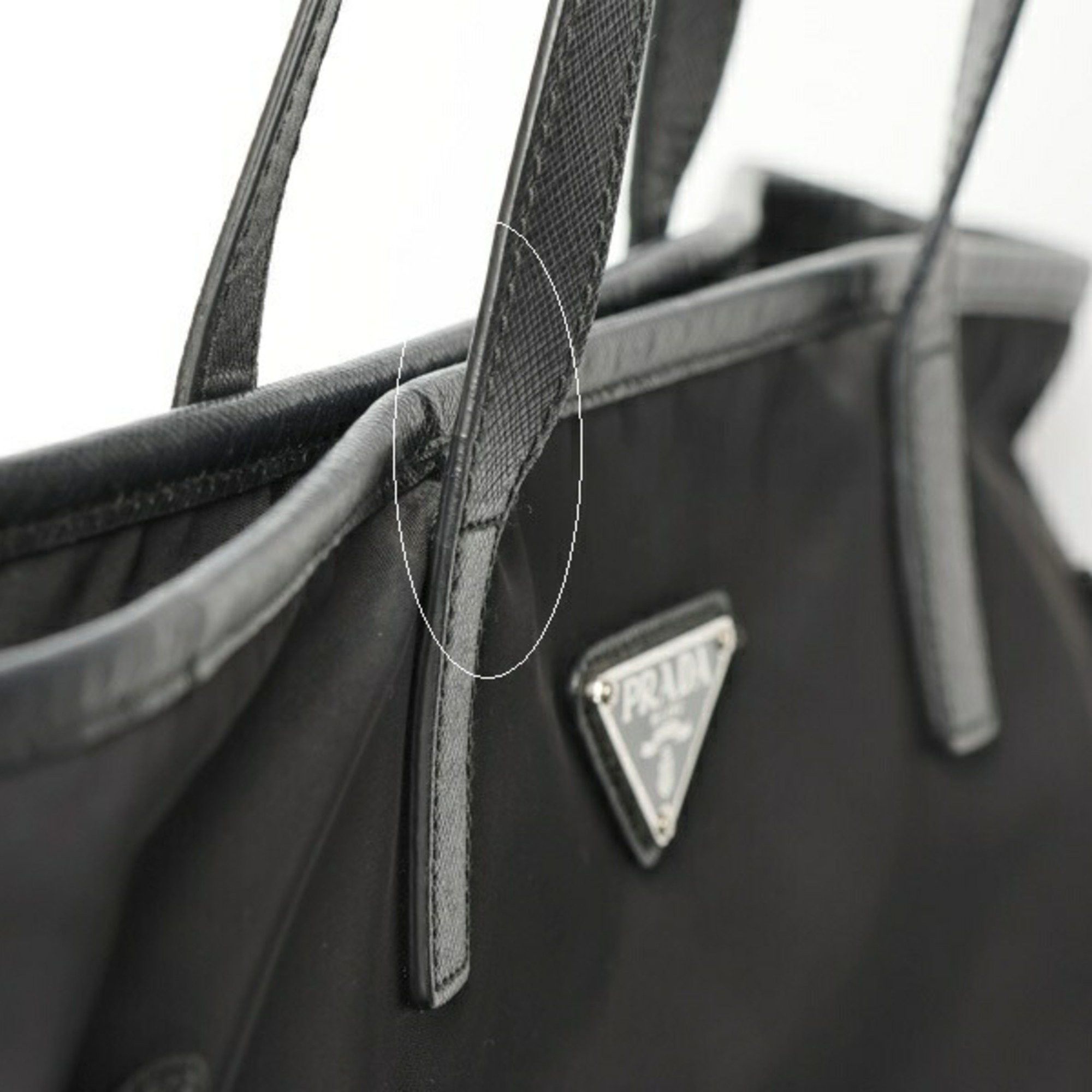 Prada Prada Tote Bag 1BG401 Nylon Black K-159300 Size ONE SIZE - 5 Thumbnail