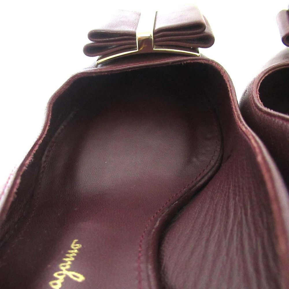 Salvatore Ferragamo Salvatore Ferragamo Salvatore Ferragamo High Heel Ribbon Slingback Mule Leather Shoes DUTY FREE for USA Size ONE SIZE - 6 Thumbnail