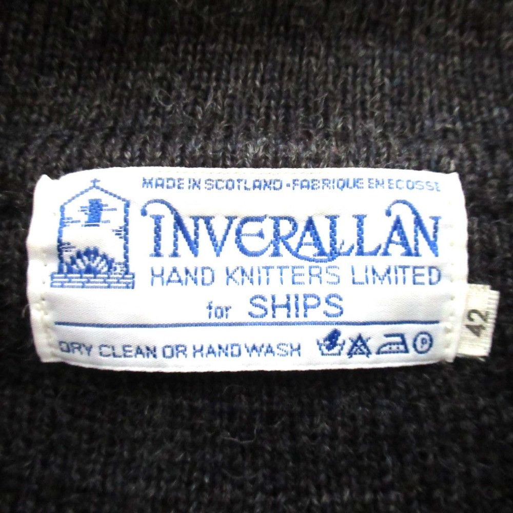 Other Other INVERALLAN British Wool Knit Jacket Natural Material Outerwear DUTY FREE for USA Size ONE SIZE - 6 Thumbnail