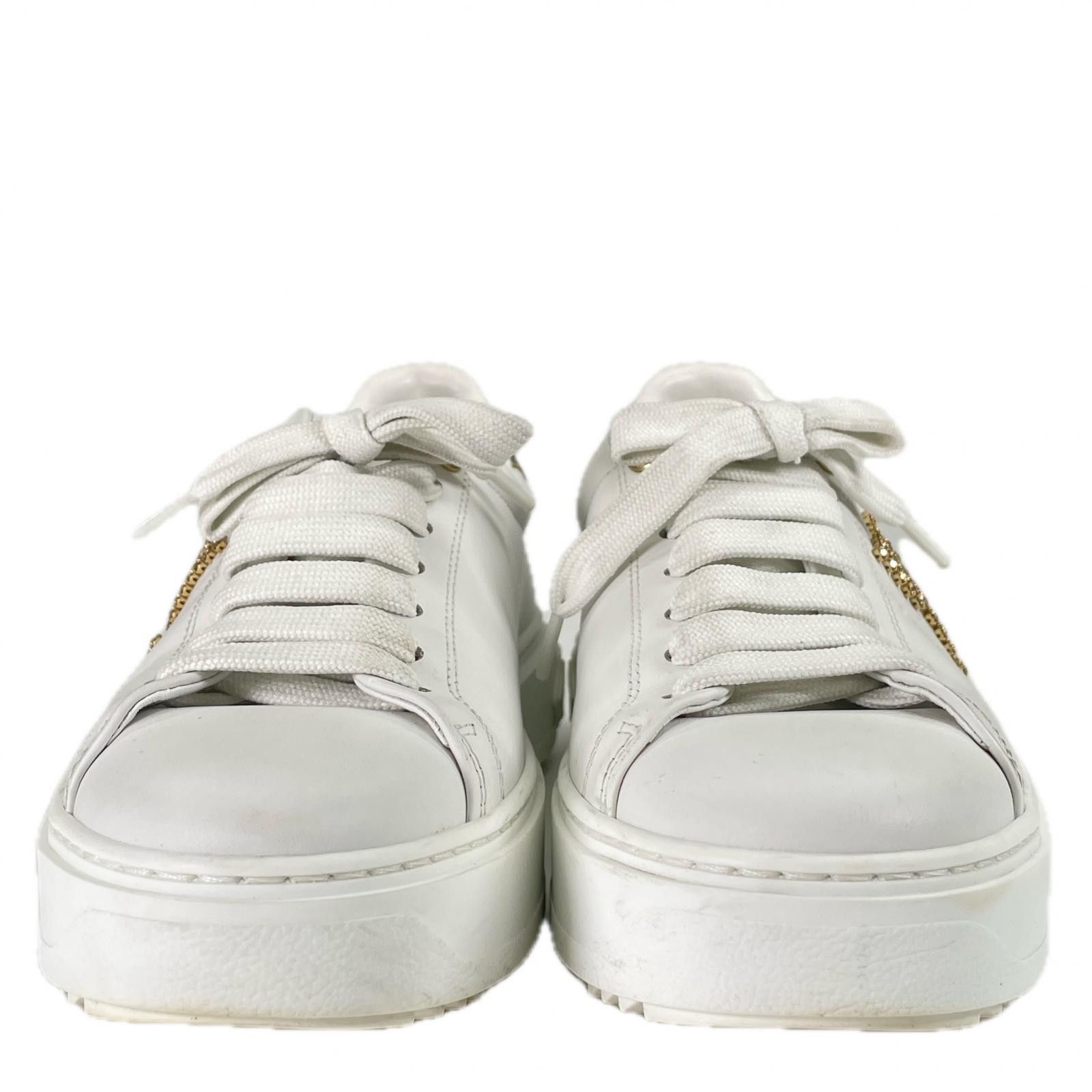Louis Vuitton Louis Vuitton Louis Vuitton Timeout Leather Sneakers Leather Shoes DUTY FREE for USA Size ONE SIZE - 5 Thumbnail