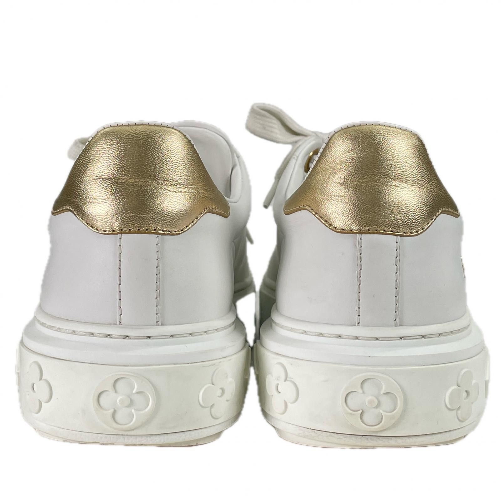 Louis Vuitton Louis Vuitton Louis Vuitton Timeout Leather Sneakers Leather Shoes DUTY FREE for USA Size ONE SIZE - 3 Thumbnail