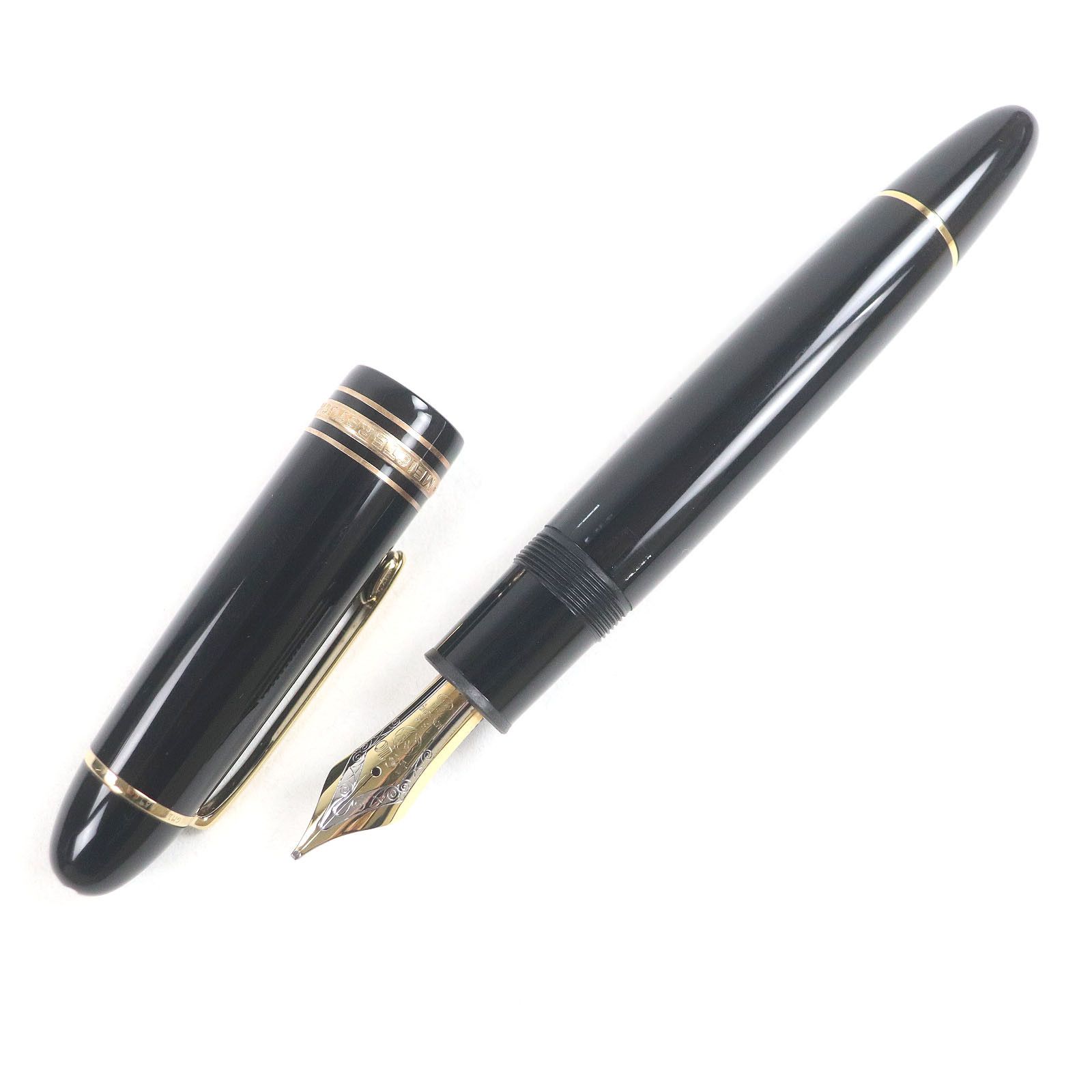 Montblanc Montblanc Montblanc Meisterstück Au750 Fountain Pen Metal Pen DUTY FREE for USA Size ONE SIZE - 3 Thumbnail
