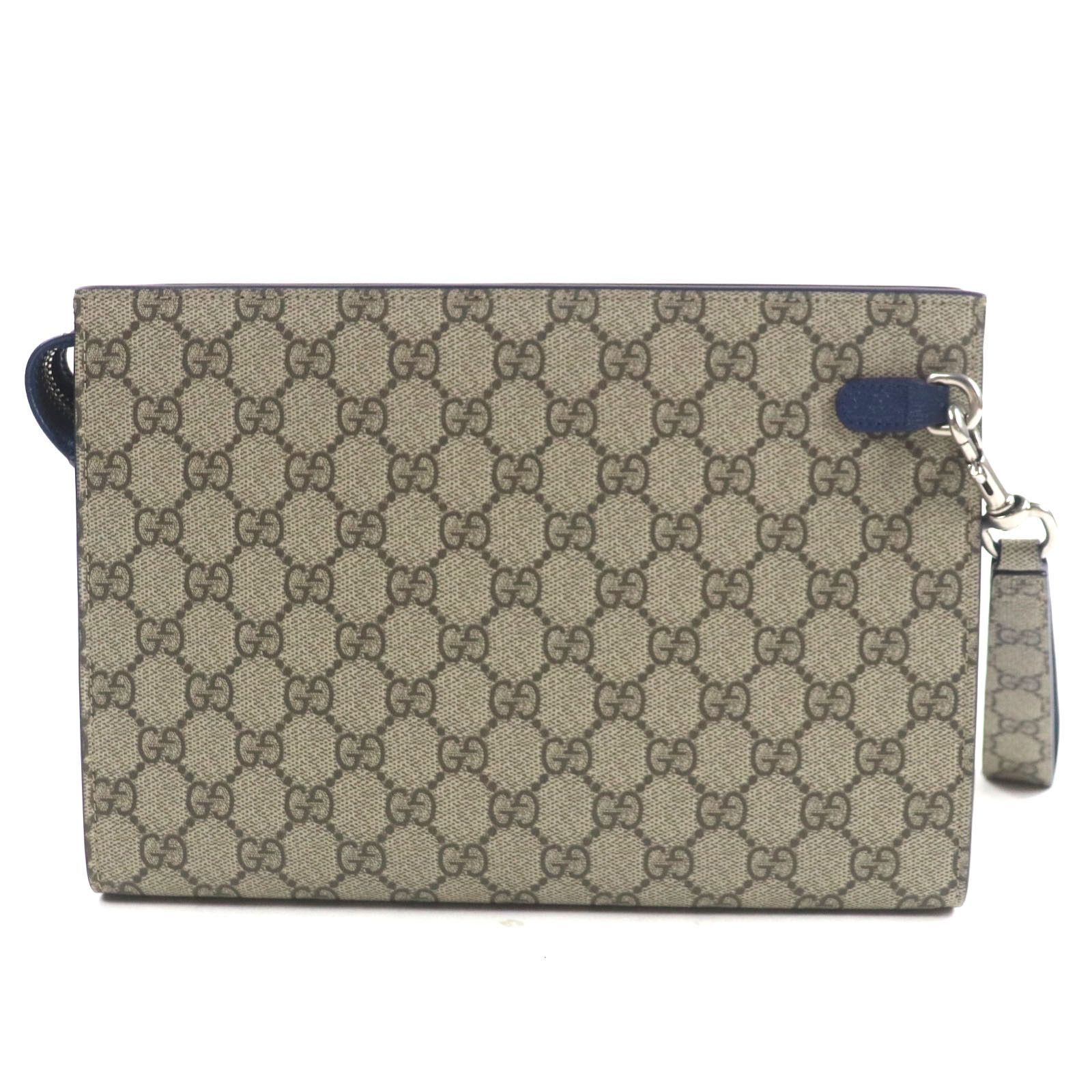 Gucci Gucci Gucci GG Supreme Canvas Clutch Bag Canvas Clutch Bag 768255 DUTY FREE for USA Size ONE SIZE - 3 Thumbnail