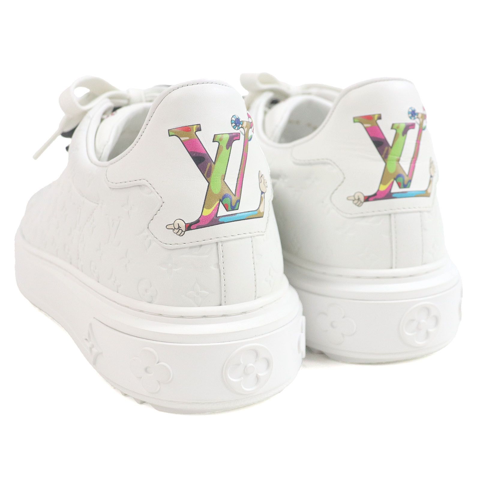 Louis Vuitton Louis Vuitton Louis Vuitton Timeout Takashi Murakami Panda Monogram Sneakers Canvas Shoes DUTY FREE for USA Size ONE SIZE - 6 Thumbnail