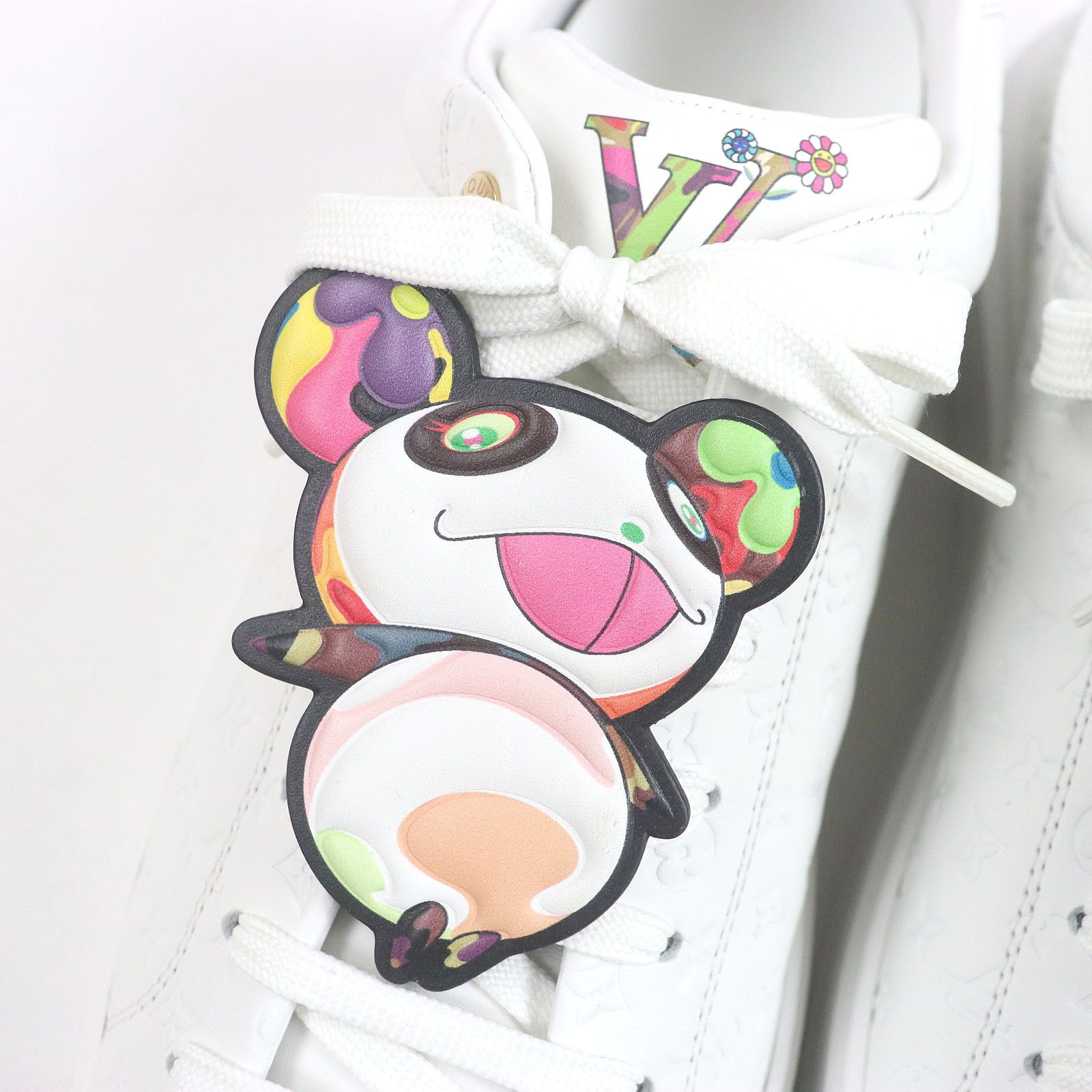 Louis Vuitton Louis Vuitton Louis Vuitton Timeout Takashi Murakami Panda Monogram Sneakers Canvas Shoes DUTY FREE for USA Size ONE SIZE - 7 Thumbnail