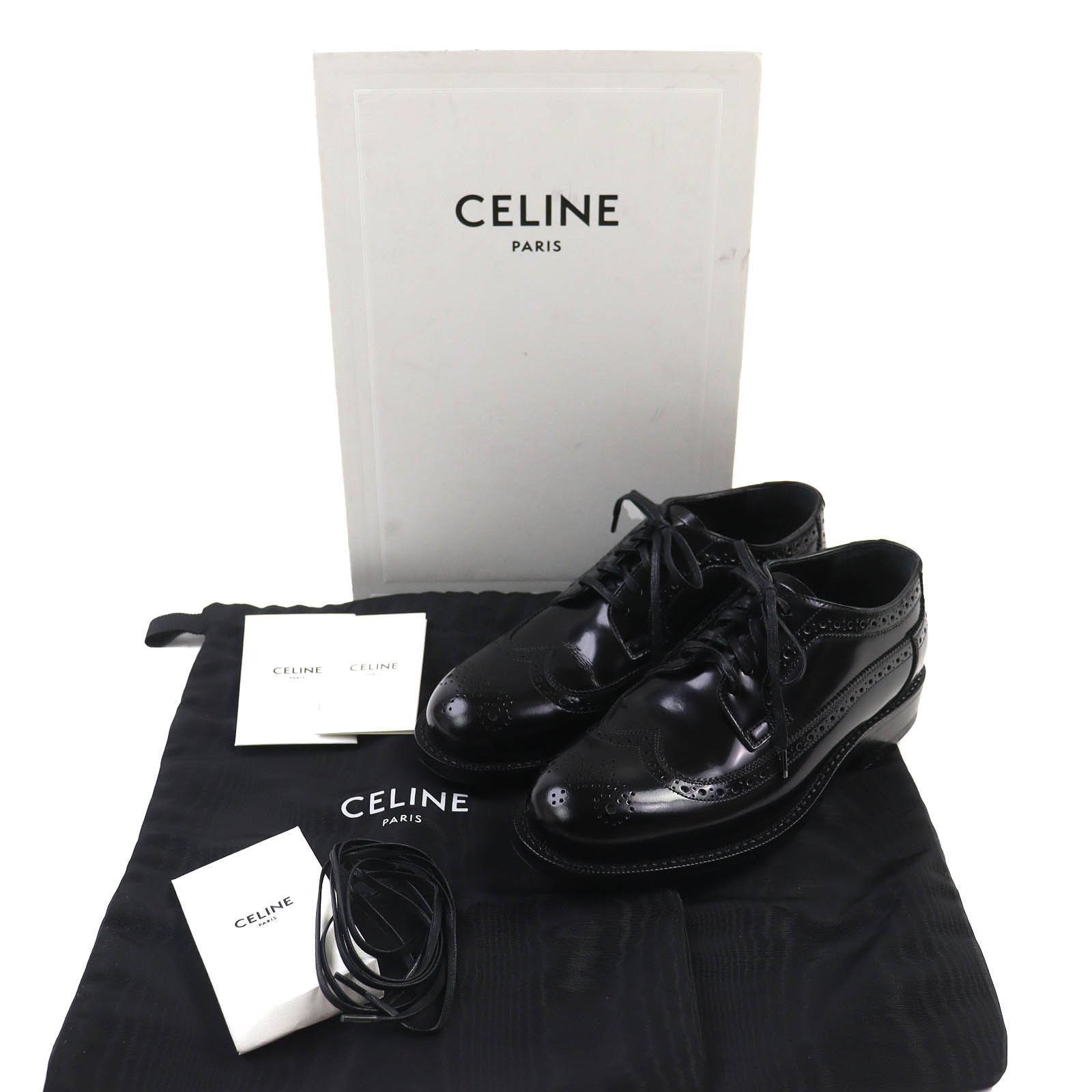 Celine Celine Leather Derby Shoes Leather Shoes DUTY FREE for USA