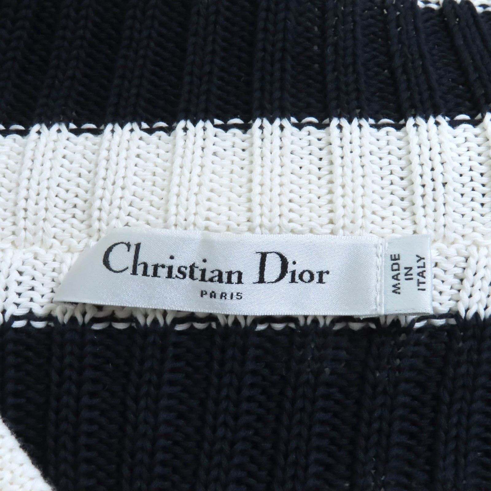 Dior Dior Christian Dior Knit Cotton Top Cotton Tops 524S13A7025 DUTY FREE for USA Size ONE SIZE - 6 Thumbnail