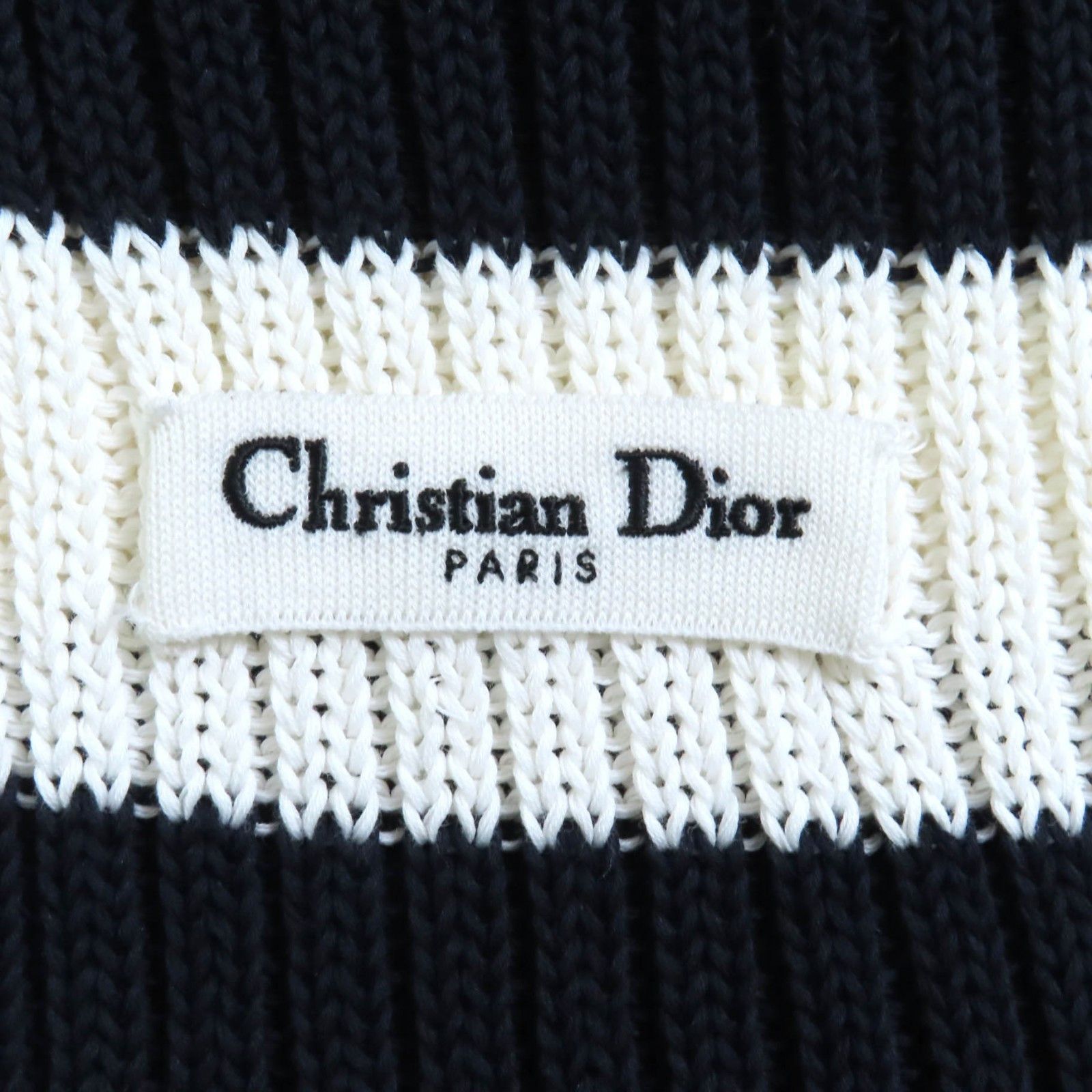 Dior Dior Christian Dior Knit Cotton Top Cotton Tops 524S13A7025 DUTY FREE for USA Size ONE SIZE - 5 Thumbnail