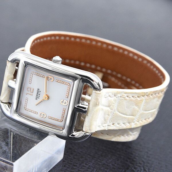 Hermes Hermes Hermes Cape Cod Stainless Steel Watch Metal Quartz DUTY FREE for USA Size ONE SIZE - 9 Thumbnail