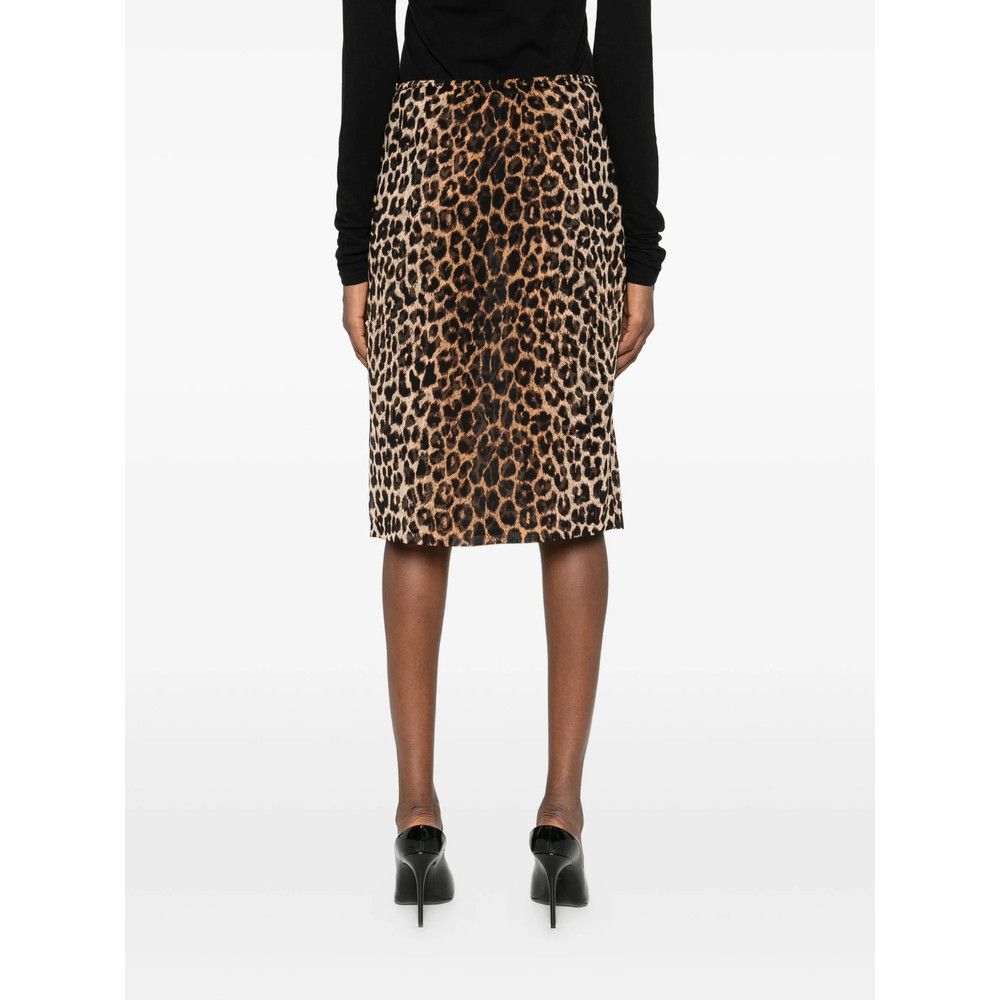 Saint Laurent Paris Saint Laurent BROWN Skirts - Straight Skirts Size 27" / US 4 / IT 40 - 2 Thumbnail