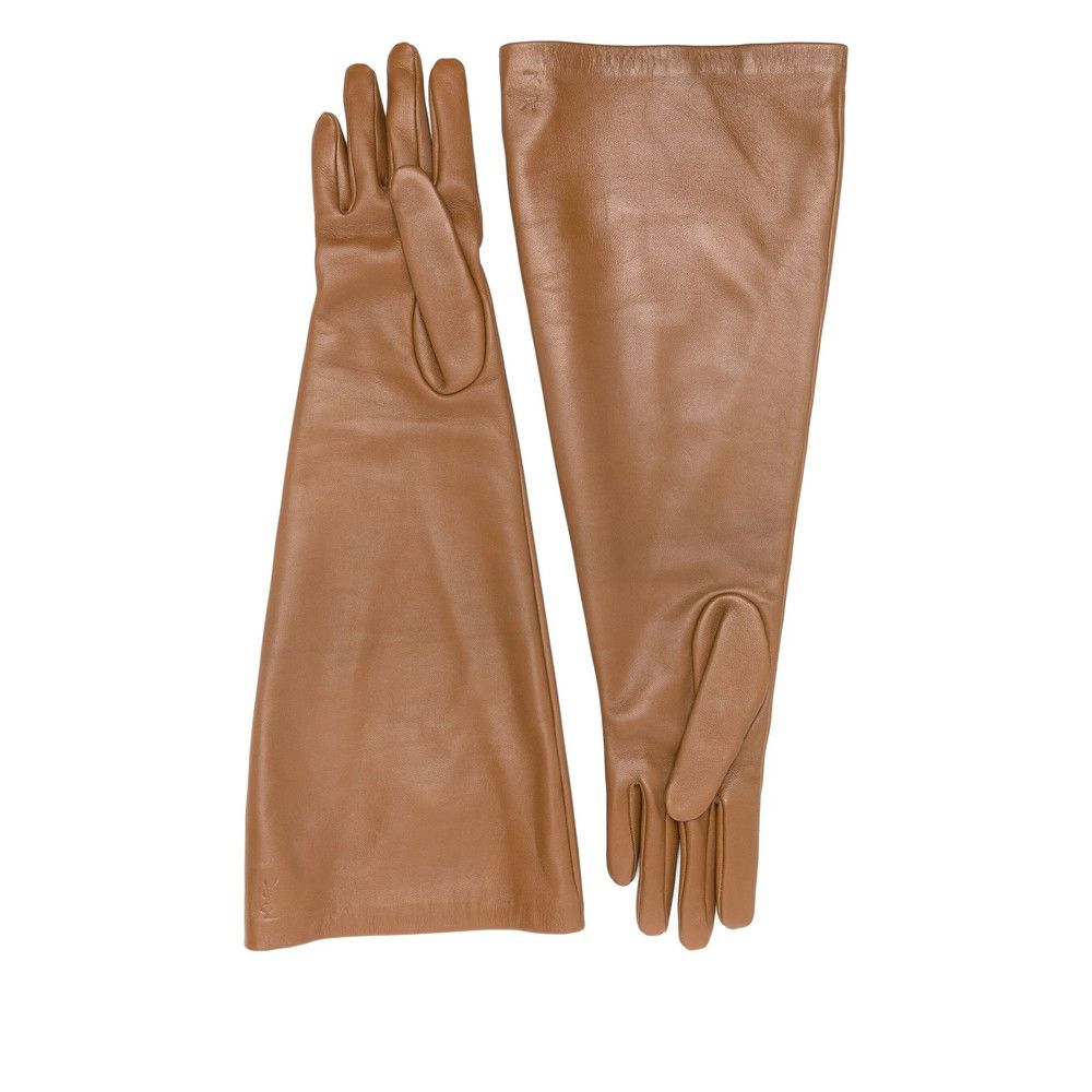 Saint Laurent Paris Saint Laurent BROWN Gloves Size ONE SIZE - 2 Thumbnail