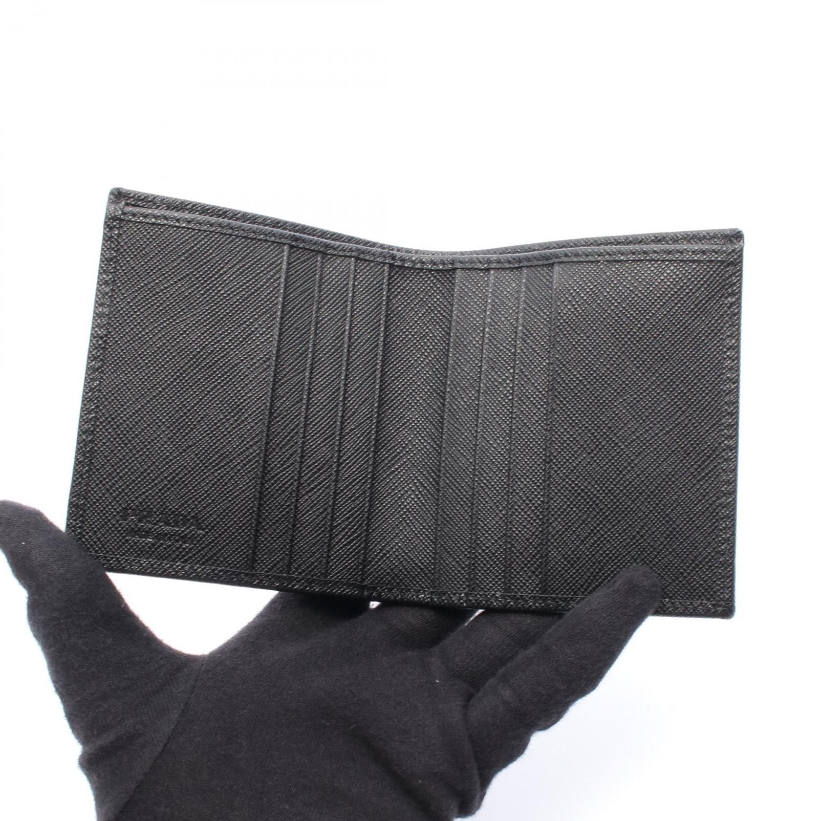 Prada Prada Prada 2MO0042DMHF0002 Nylon Leather Wallet Leather Short Wallet 2MO0042DMHF0002 DUTY FREE for USA Size ONE SIZE - 3 Thumbnail