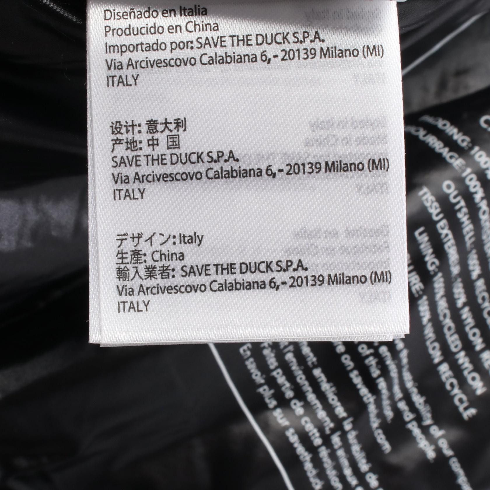 Other Other SAVE THE DUCK LOVE Nylon Down Jacket Others Outerwear D31891MLOVE1990010L DUTY FREE for USA Size ONE SIZE - 4 Thumbnail