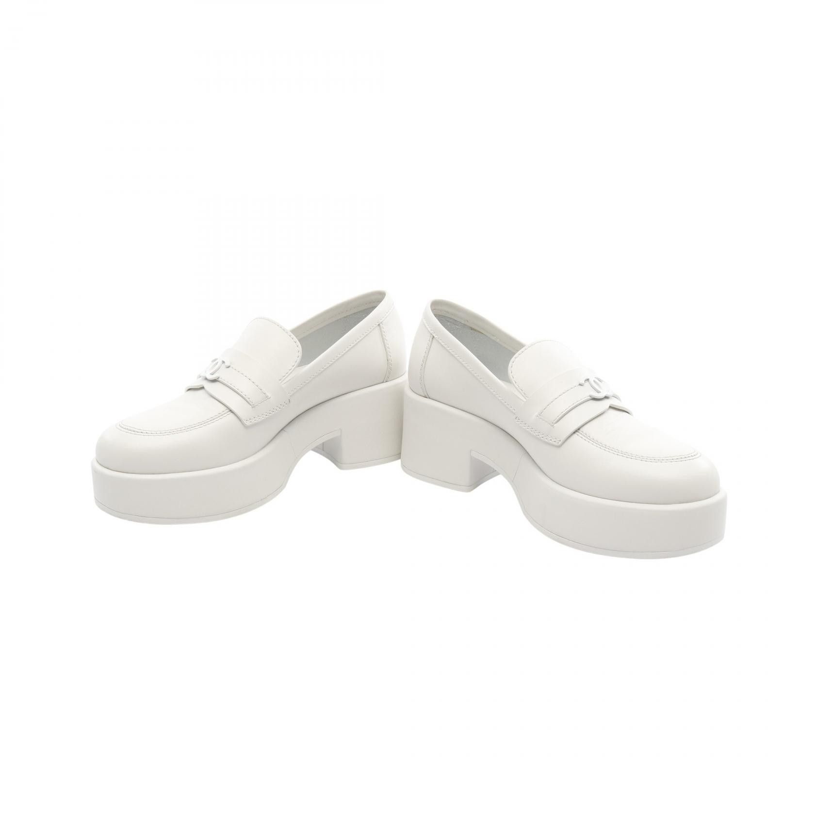 Chanel Chanel Chanel Coco Mark Leather Loafers Leather Shoes G39206X56725 DUTY FREE for USA Size ONE SIZE - 3 Thumbnail