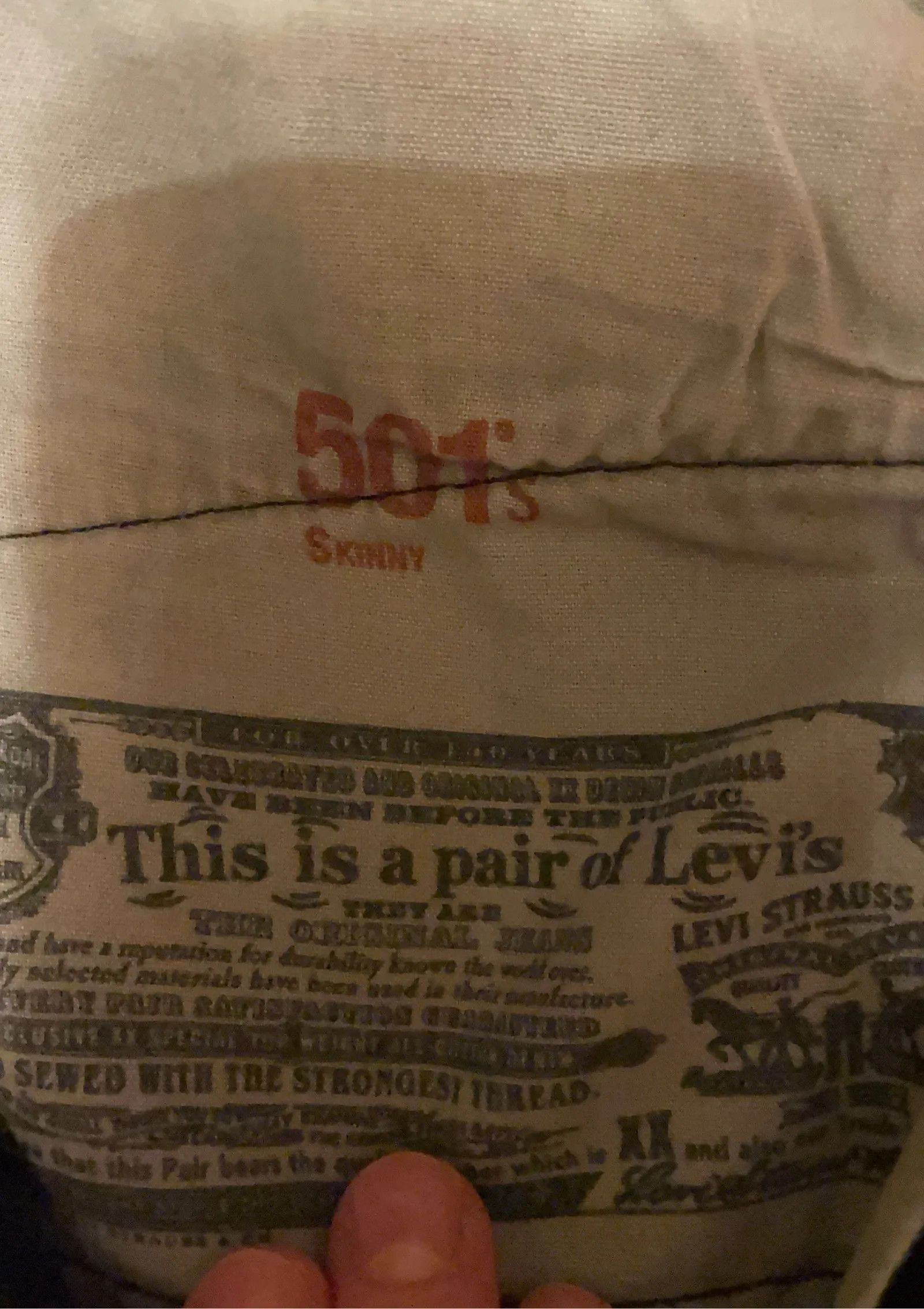 Levi's Levi's 501 Skinny Jeans Size 27" / US 4 / IT 40 - 5 Thumbnail