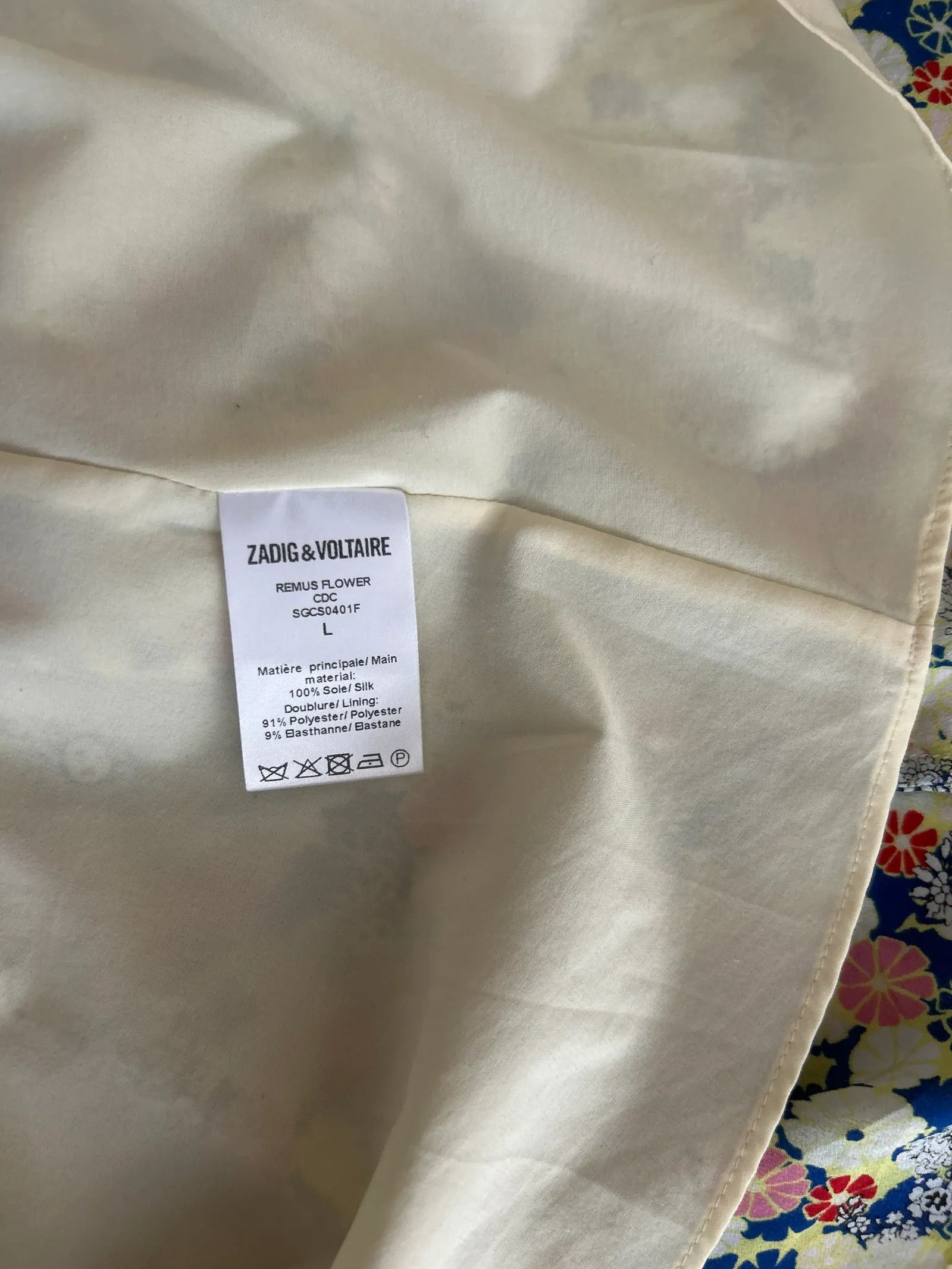Zadig & Voltaire Zadig & Voltaire Remis Flower Dress Size L / US 10 / IT 46 - 4 Thumbnail