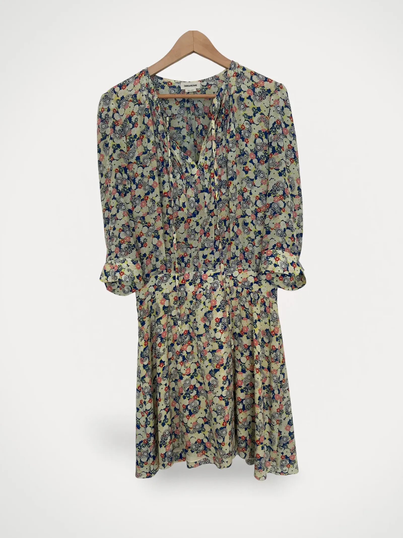 Zadig & Voltaire Zadig & Voltaire Remis Flower Dress Size L / US 10 / IT 46 - 2 Thumbnail