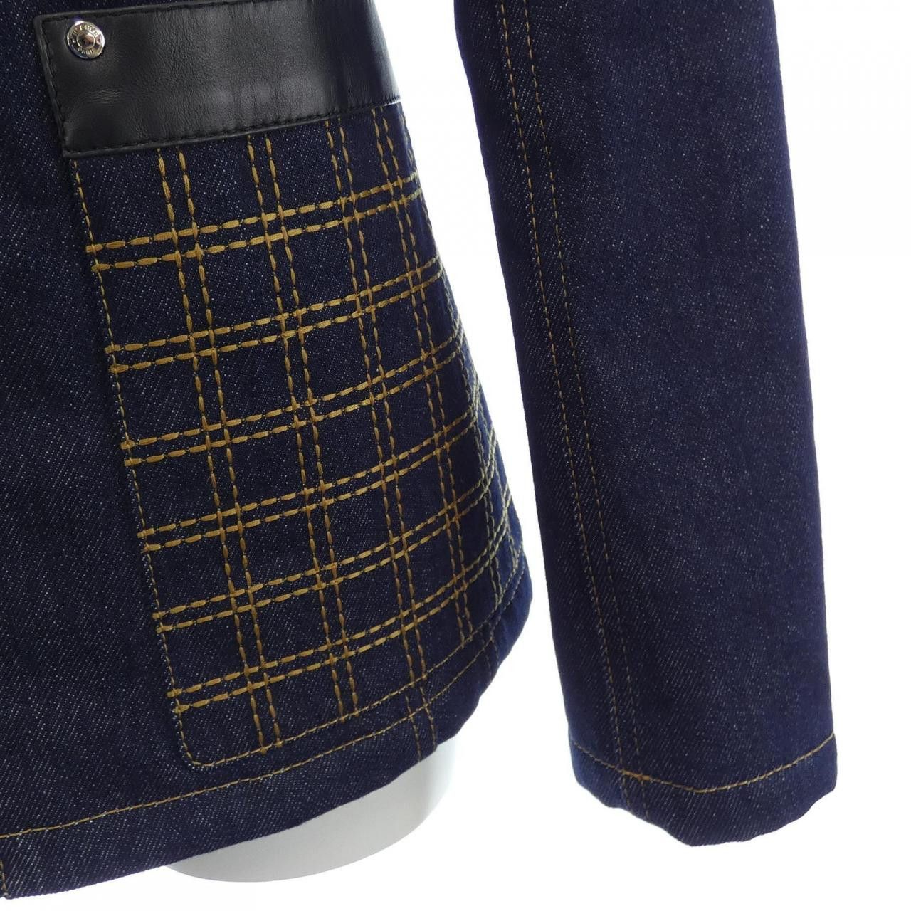 Hermes Hermes Hermes 1H0230DK Denim Jacket Denim Outerwear DUTY FREE for USA Size ONE SIZE - 8 Thumbnail