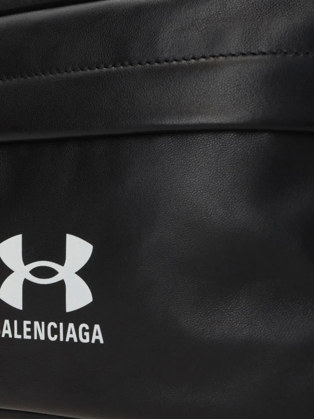 Balenciaga x Under Armour logo-print leather wash bag Size ONE SIZE - 3 Thumbnail