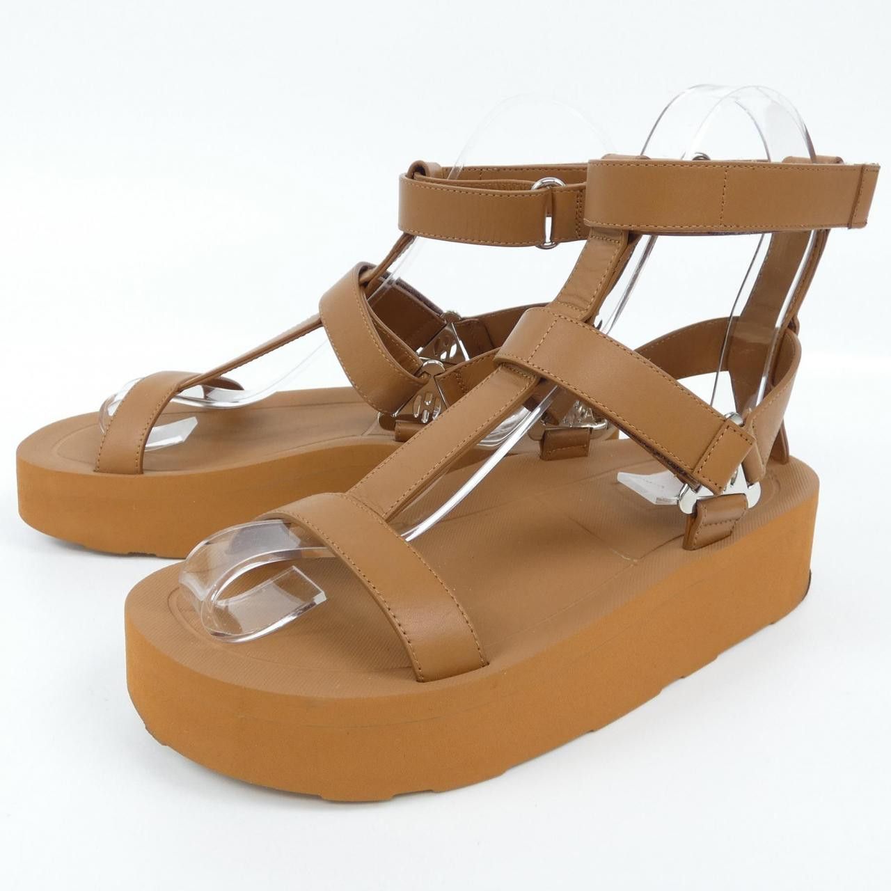 Hermes Hermes Hermes Sandal Calfskin Sandals Leather Shoes DUTY FREE for USA Size ONE SIZE - 3 Thumbnail