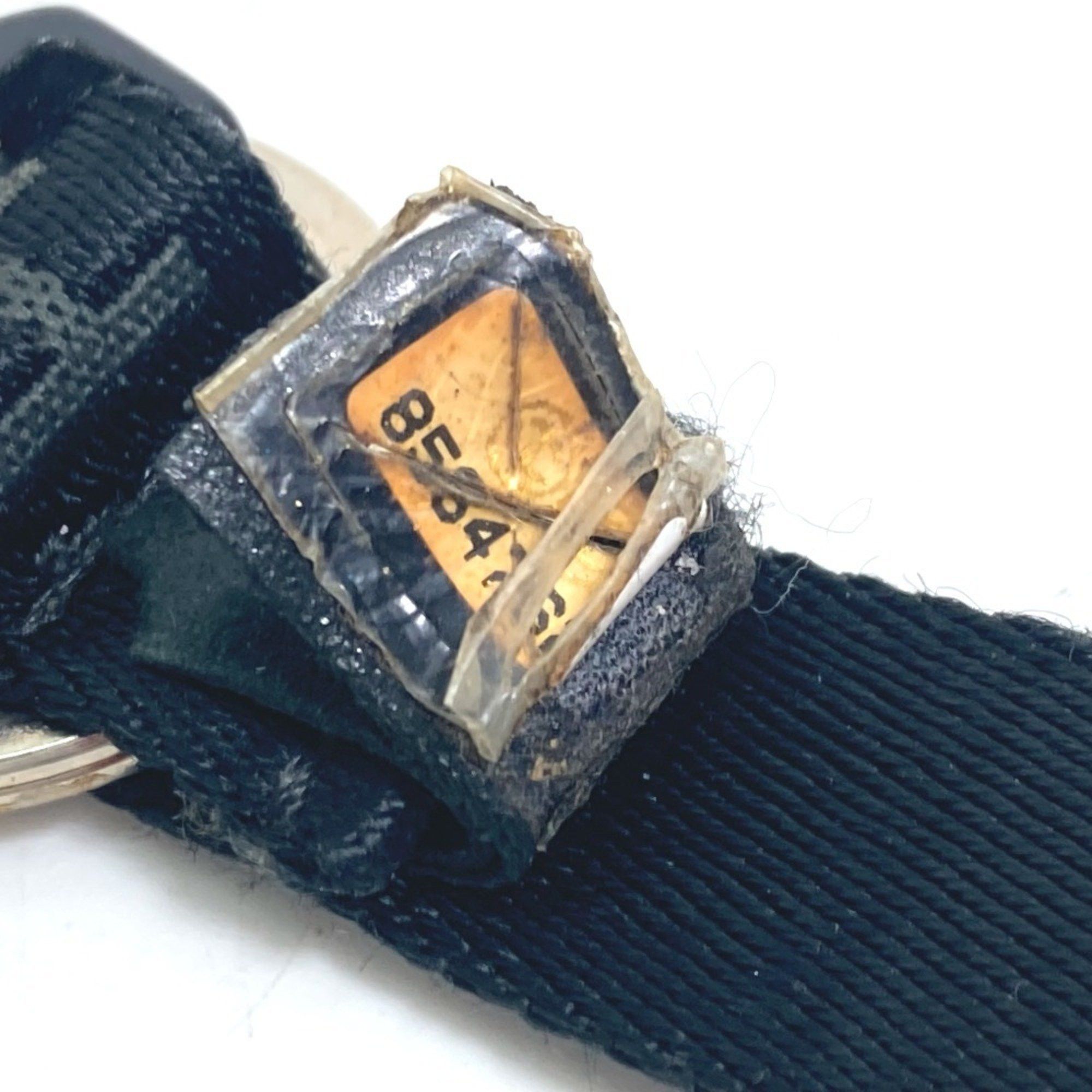 Chanel CHANEL Sports Compass with CC Coco Mark Keychain Key Ring, Nylon Canvas, Women's, Black Size ONE SIZE - 5 Thumbnail