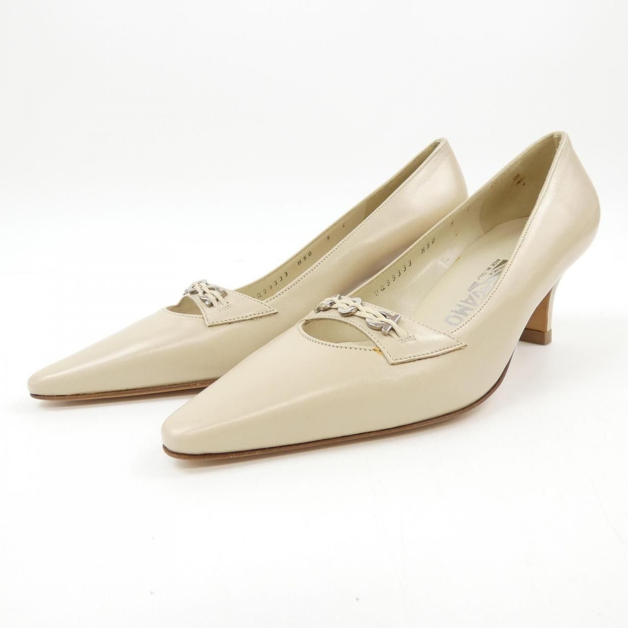 Salvatore Ferragamo Salvatore Ferragamo Salvatore Ferragamo Pumps Leather Shoes DUTY FREE for USA Size ONE SIZE - 3 Thumbnail