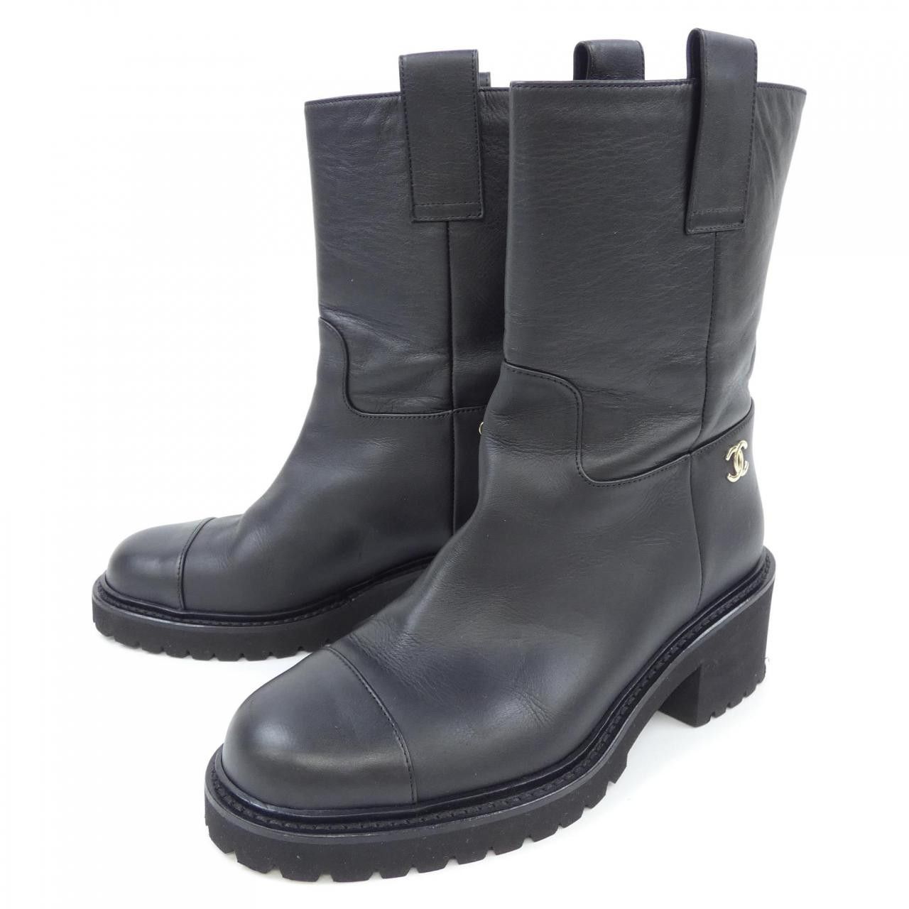Chanel Chanel Chanel G36749 Boots Leather Shoes G36749 DUTY FREE for USA Size ONE SIZE - 3 Thumbnail