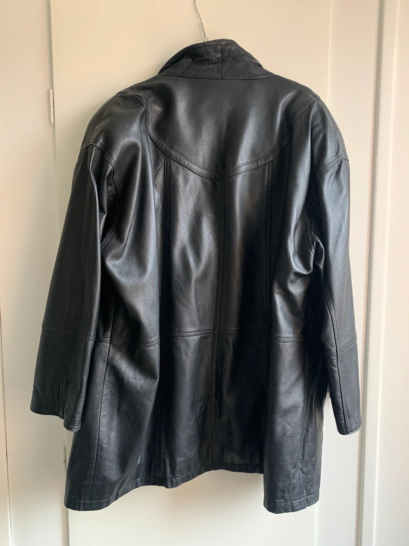 Vintage Vintage Läder Jacket Size L / US 10 / IT 46 - 3 Thumbnail