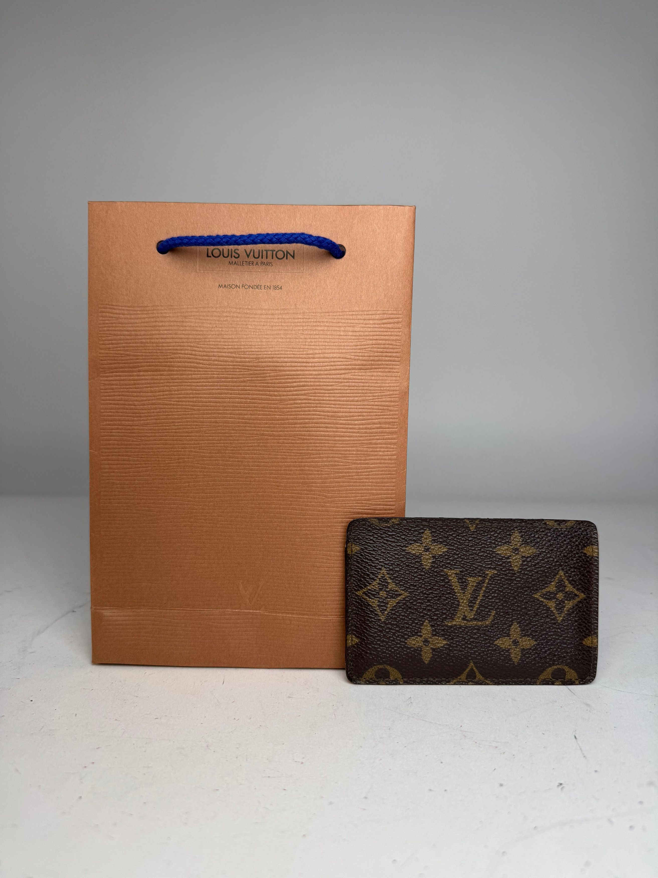 Louis Vuitton Vintage Monogram Leather Card Holder Brown Size ONE SIZE - 10 Thumbnail