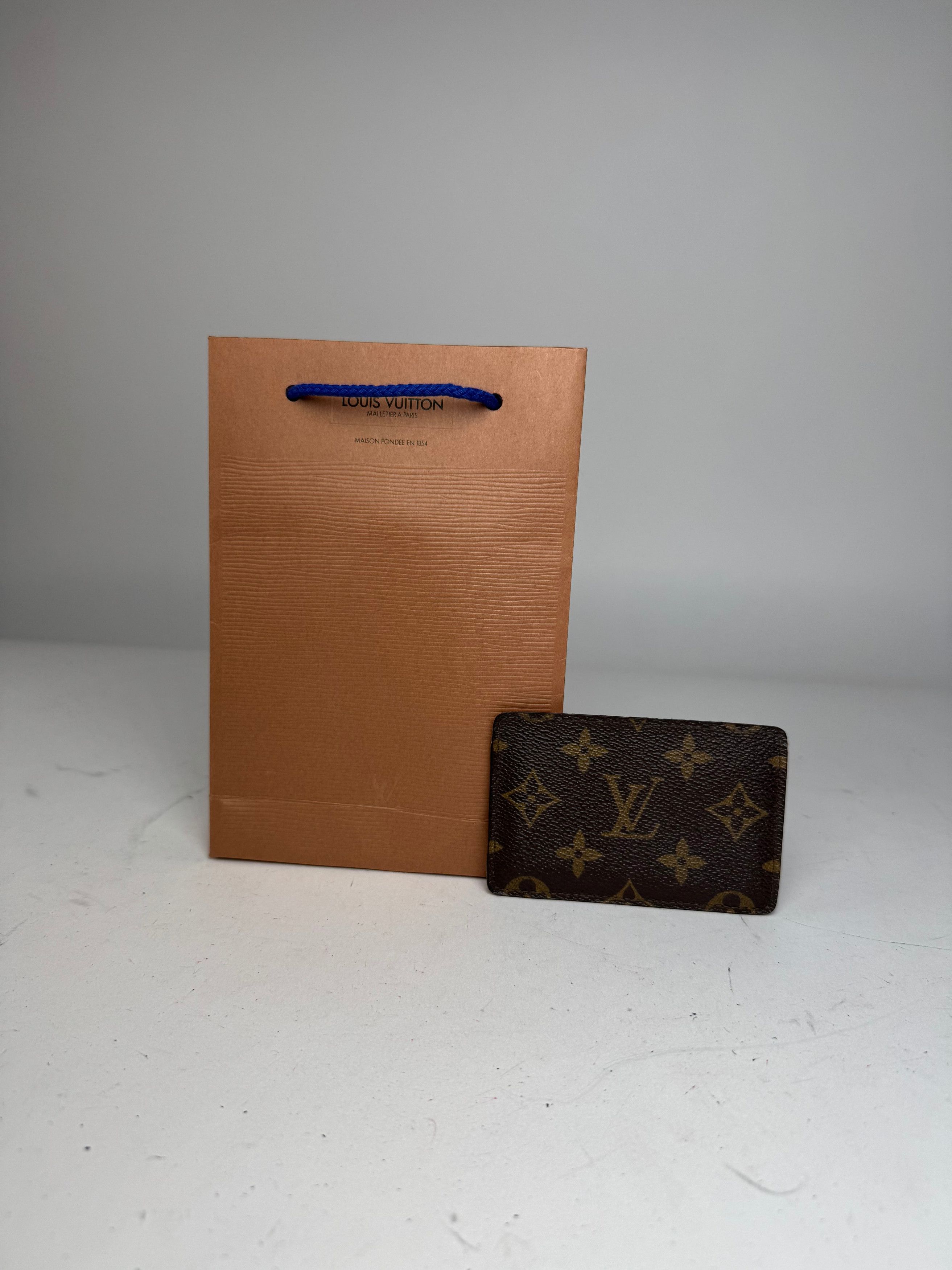 Louis Vuitton Vintage Monogram Leather Card Holder Brown Size ONE SIZE - 4 Thumbnail