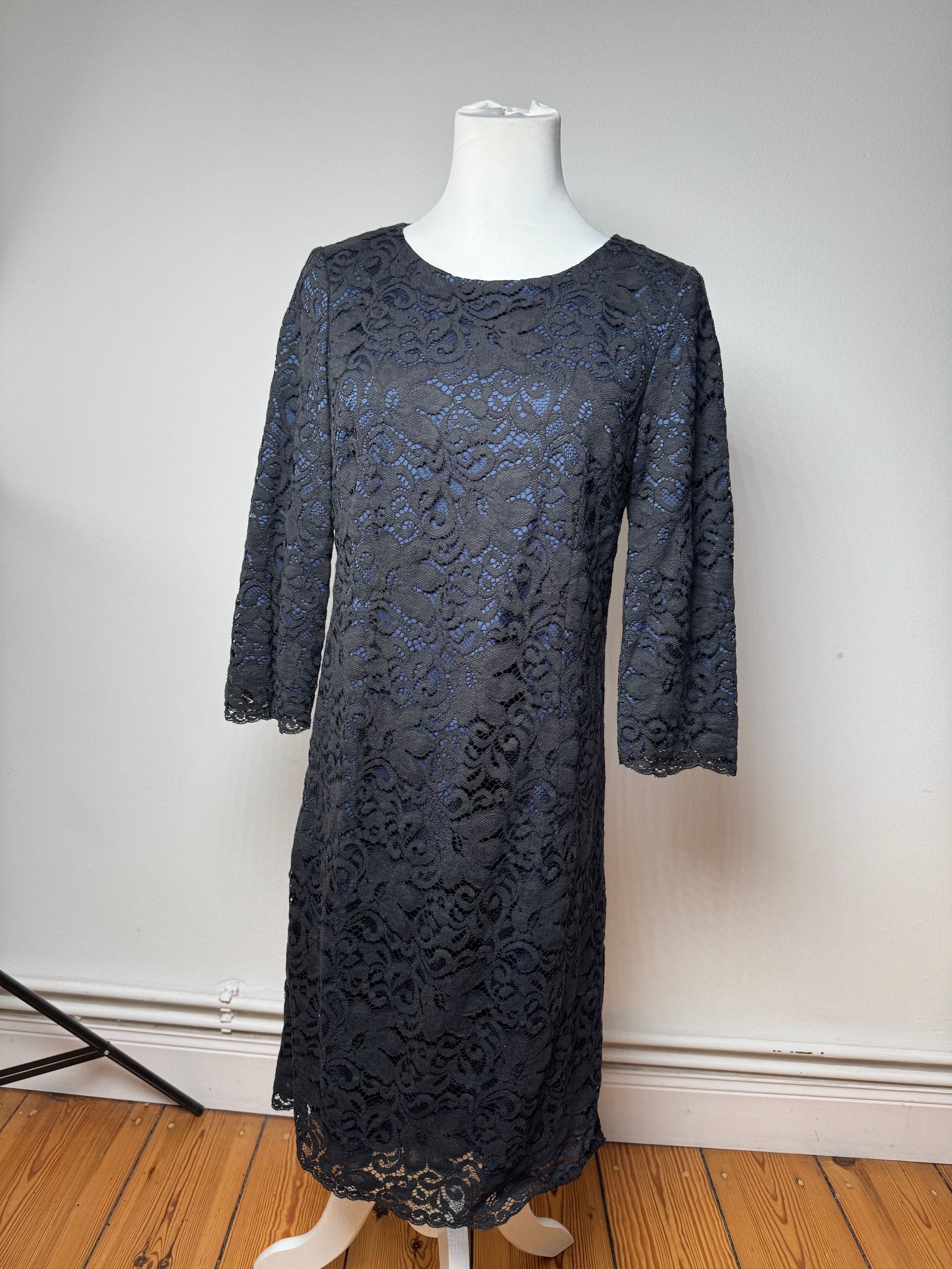 Courreges Vintage Dress Blue Black 38/M Size S / US 4 / IT 40 - 11 Thumbnail
