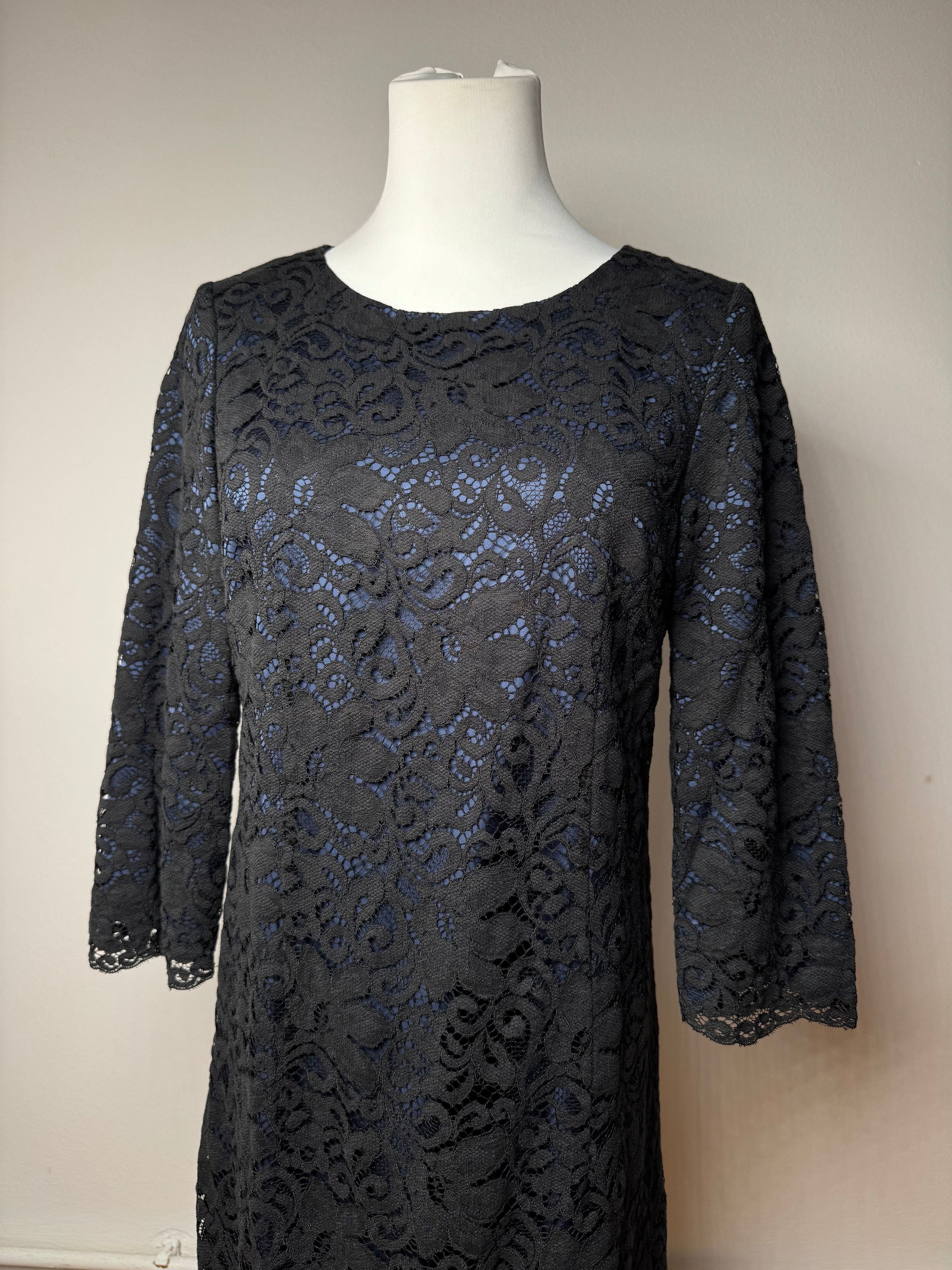 Courreges Vintage Dress Blue Black 38/M Size S / US 4 / IT 40 - 7 Thumbnail